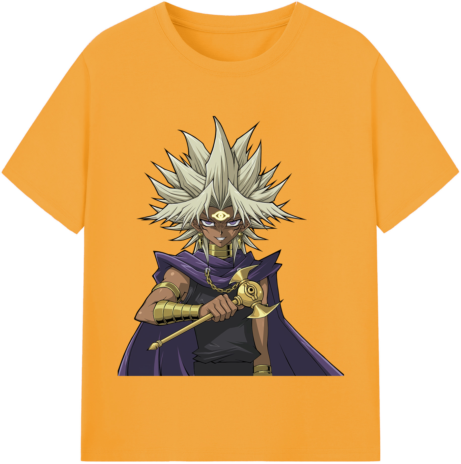（画像用） 遊☆戯☆王 Yu-Gi-Oh! レディースカジュアルプリントTシャツ（綿100％）