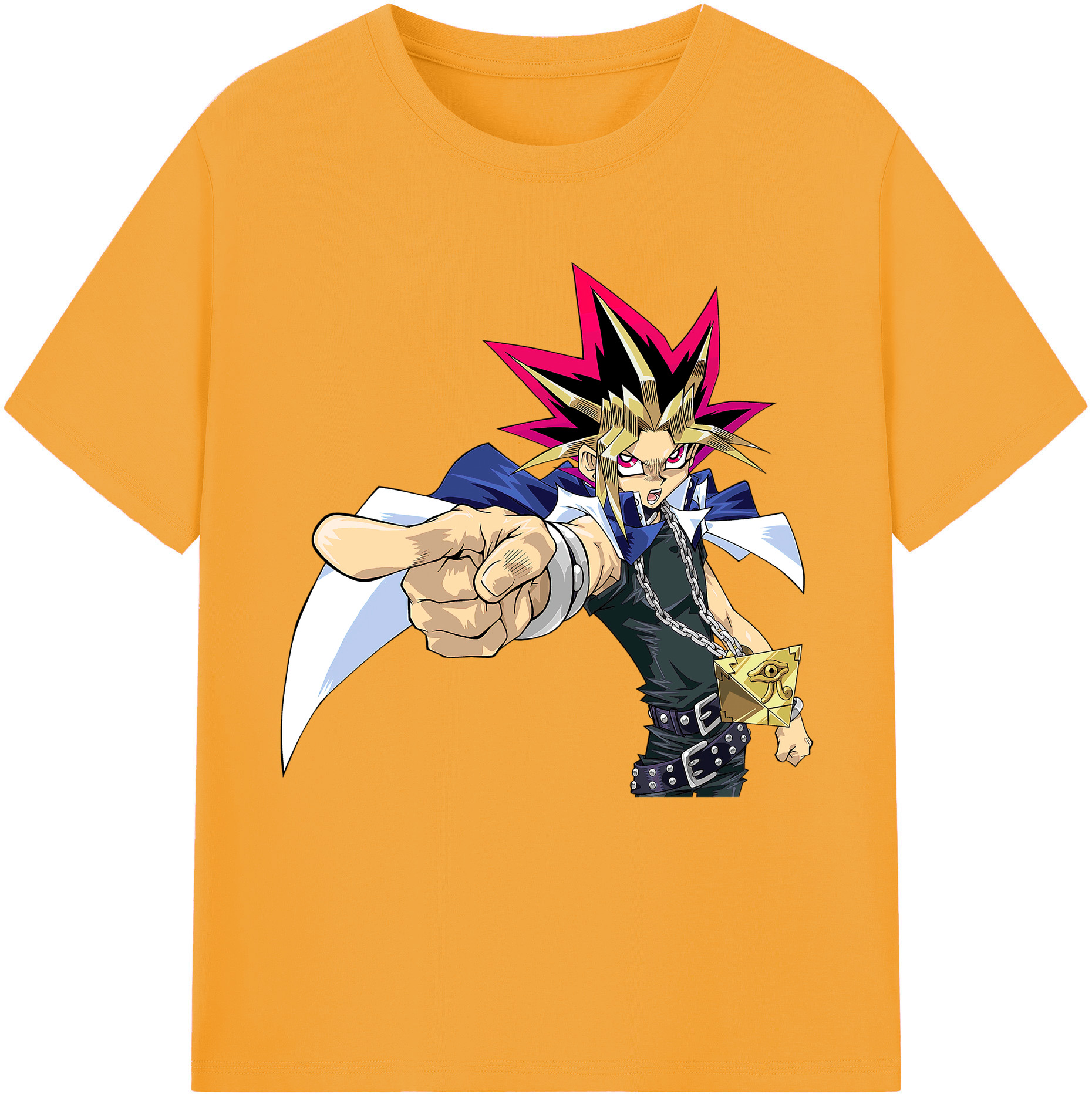 （画像用） 遊☆戯☆王 Yu-Gi-Oh! レディースカジュアルプリントTシャツ（綿100％）