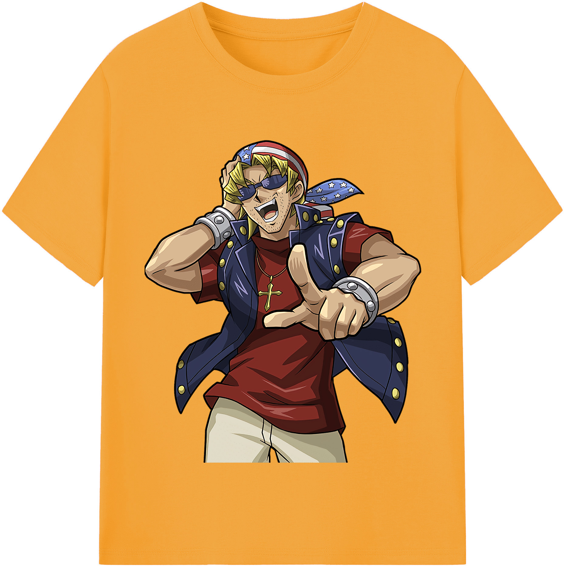 （画像用） 遊☆戯☆王 Yu-Gi-Oh! レディースカジュアルプリントTシャツ（綿100％）