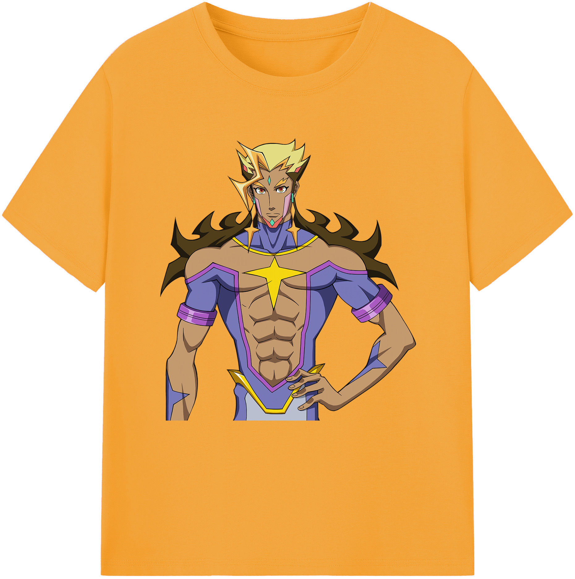 （画像用） 遊☆戯☆王 Yu-Gi-Oh! レディースカジュアルプリントTシャツ（綿100％）