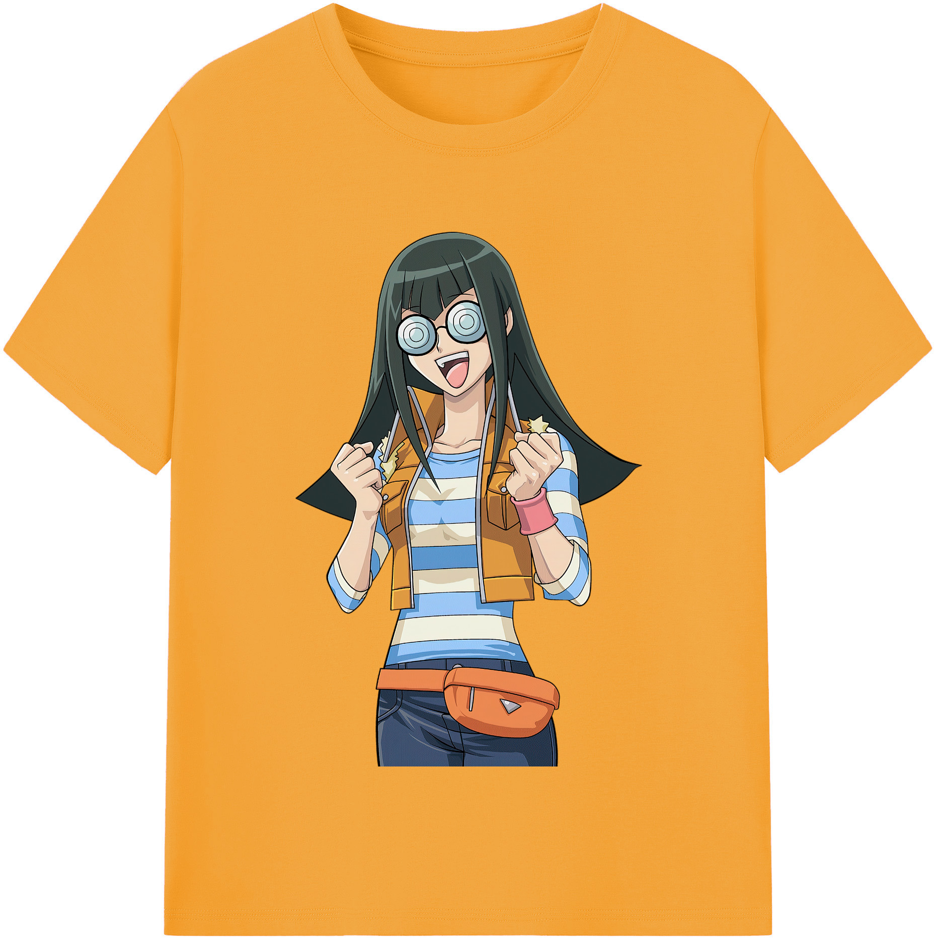 （画像用） 遊☆戯☆王 Yu-Gi-Oh! レディースカジュアルプリントTシャツ（綿100％）