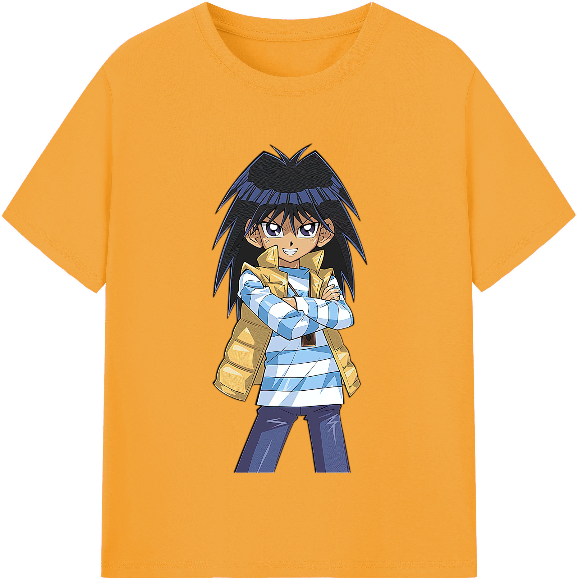 （画像用） 遊☆戯☆王 Yu-Gi-Oh! レディースカジュアルプリントTシャツ（綿100％）