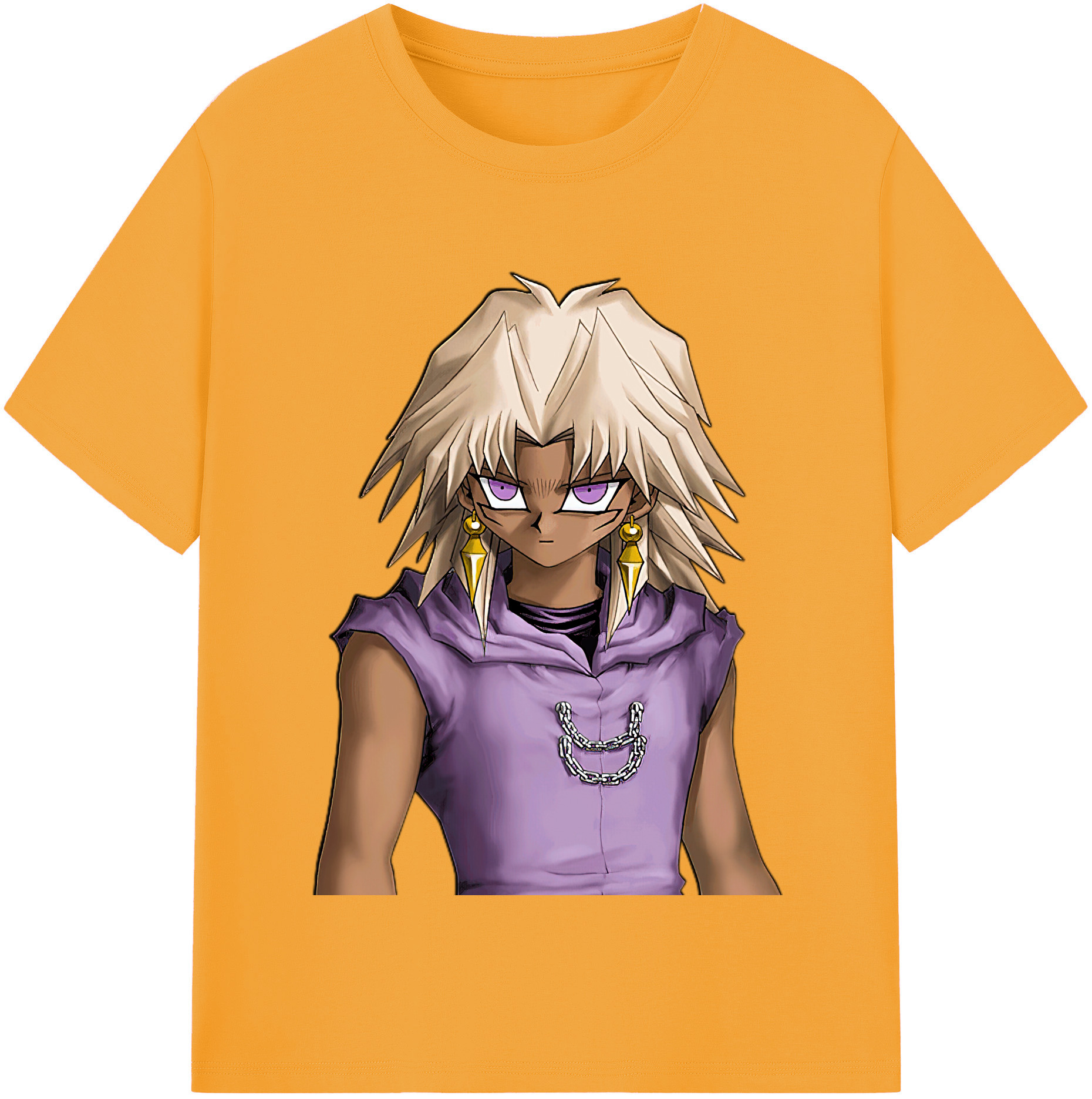 （画像用） 遊☆戯☆王 Yu-Gi-Oh! レディースカジュアルプリントTシャツ（綿100％）