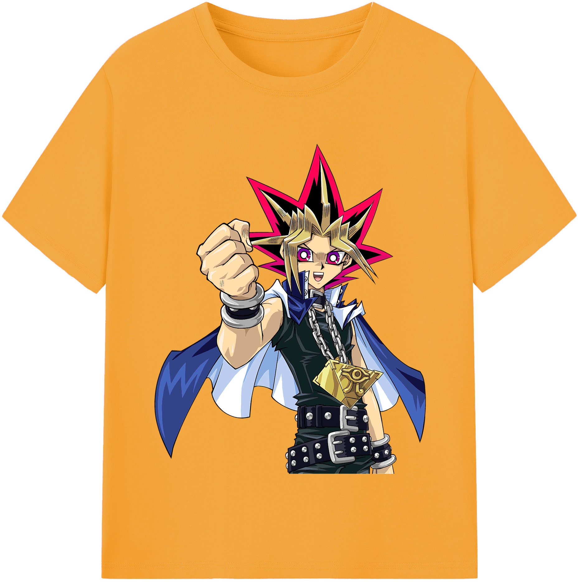 （画像用） 遊☆戯☆王 Yu-Gi-Oh! レディースカジュアルプリントTシャツ（綿100％）