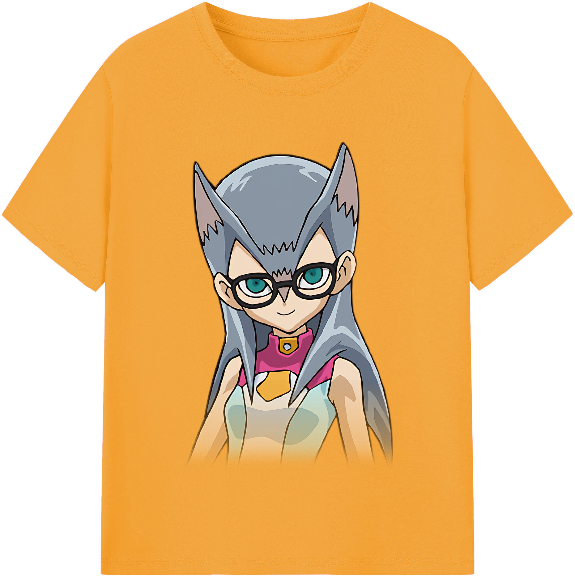 （画像用） 遊☆戯☆王 Yu-Gi-Oh! レディースカジュアルプリントTシャツ（綿100％）