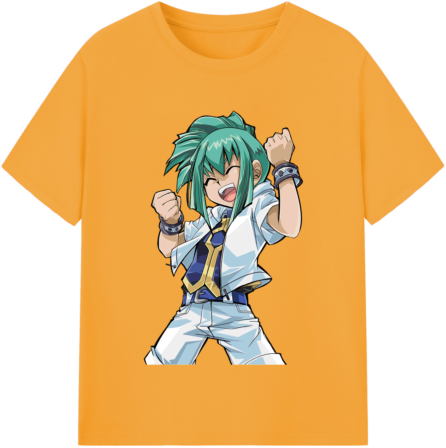 （画像用） 遊☆戯☆王 Yu-Gi-Oh! レディースカジュアルプリントTシャツ（綿100％）