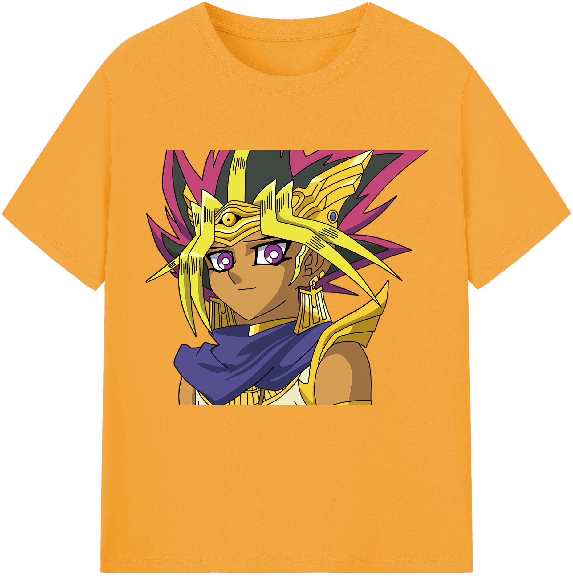 （画像用） 遊☆戯☆王 Yu-Gi-Oh! レディースカジュアルプリントTシャツ（綿100％）