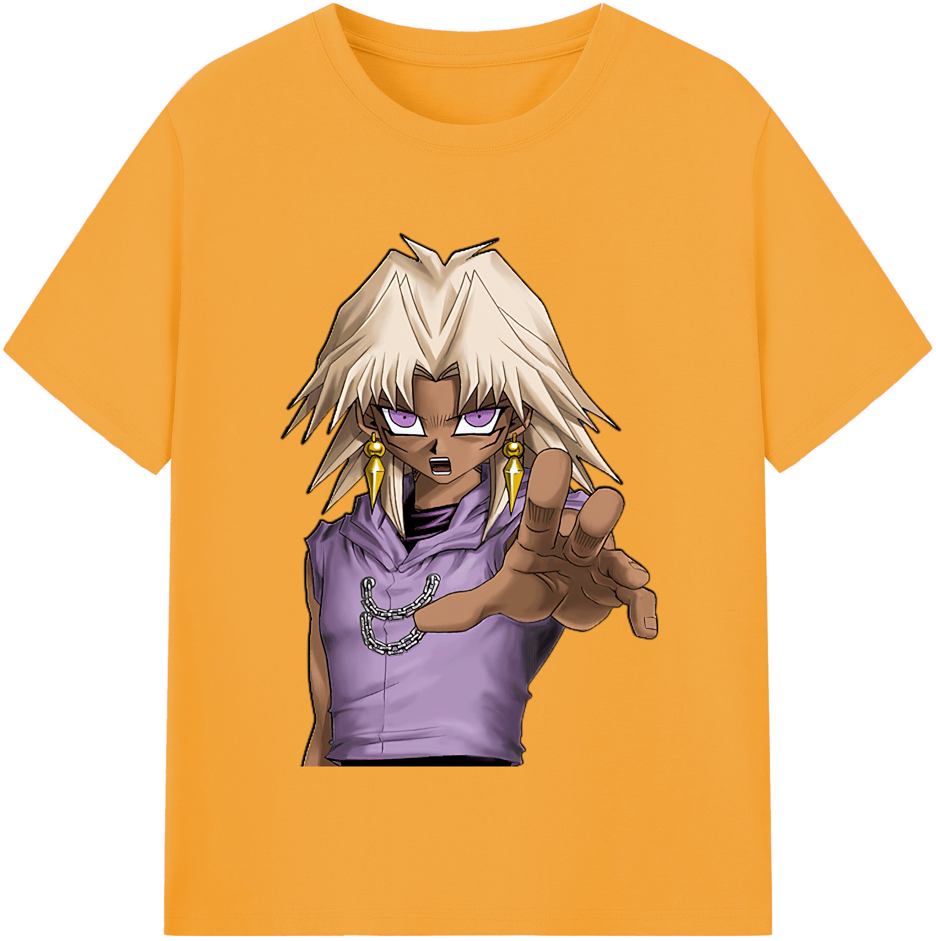 （画像用） 遊☆戯☆王 Yu-Gi-Oh! レディースカジュアルプリントTシャツ（綿100％）