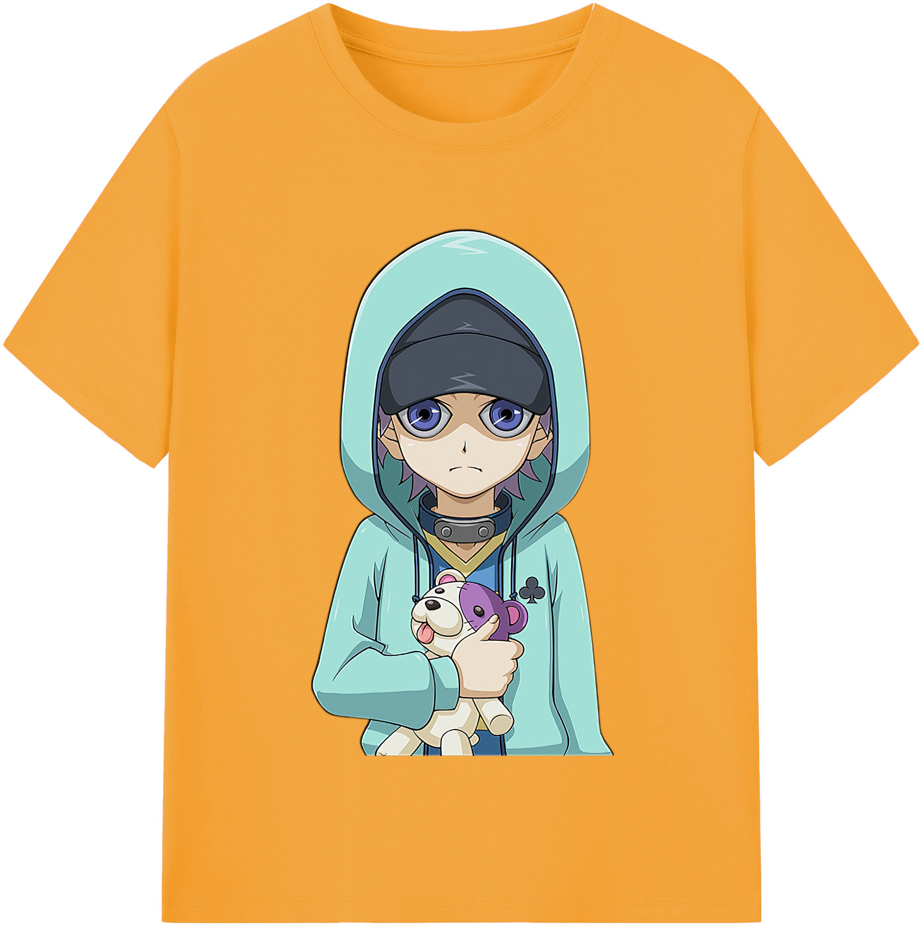 （画像用） 遊☆戯☆王 Yu-Gi-Oh! レディースカジュアルプリントTシャツ（綿100％）