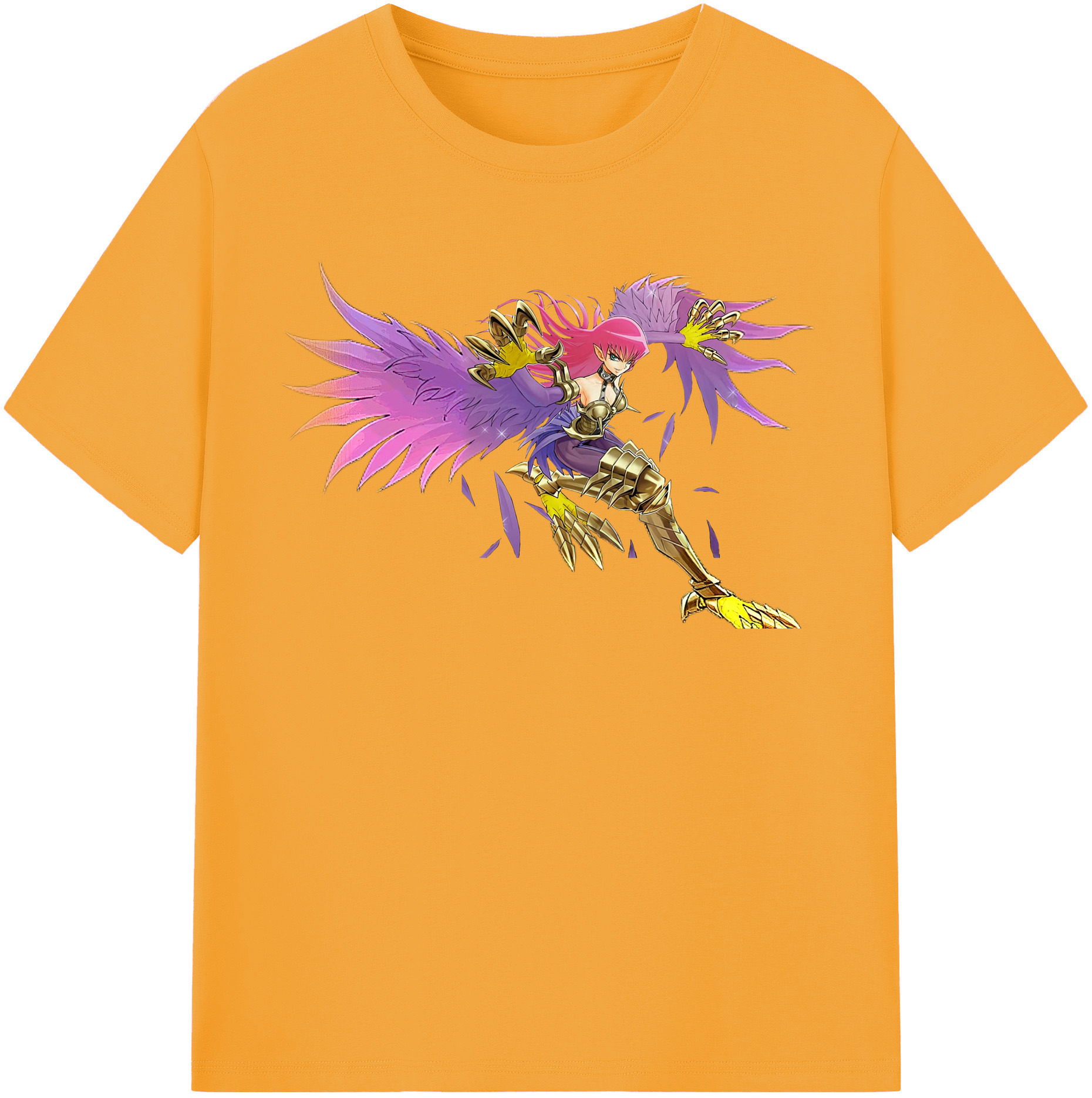 （画像用） 遊☆戯☆王 Yu-Gi-Oh! レディースカジュアルプリントTシャツ（綿100％）