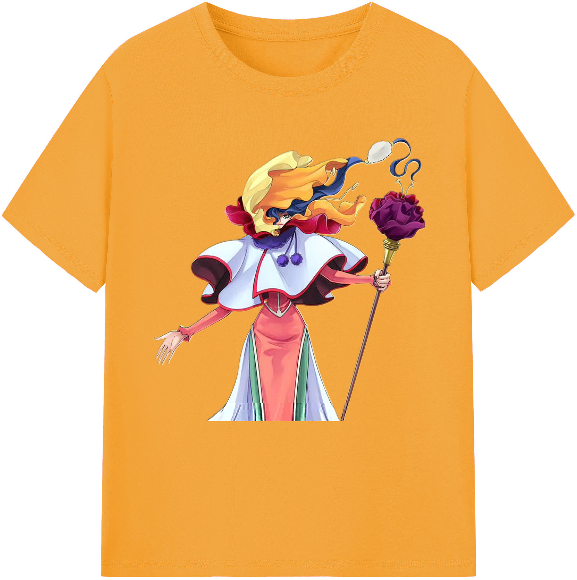 （画像用） 遊☆戯☆王 Yu-Gi-Oh! レディースカジュアルプリントTシャツ（綿100％）