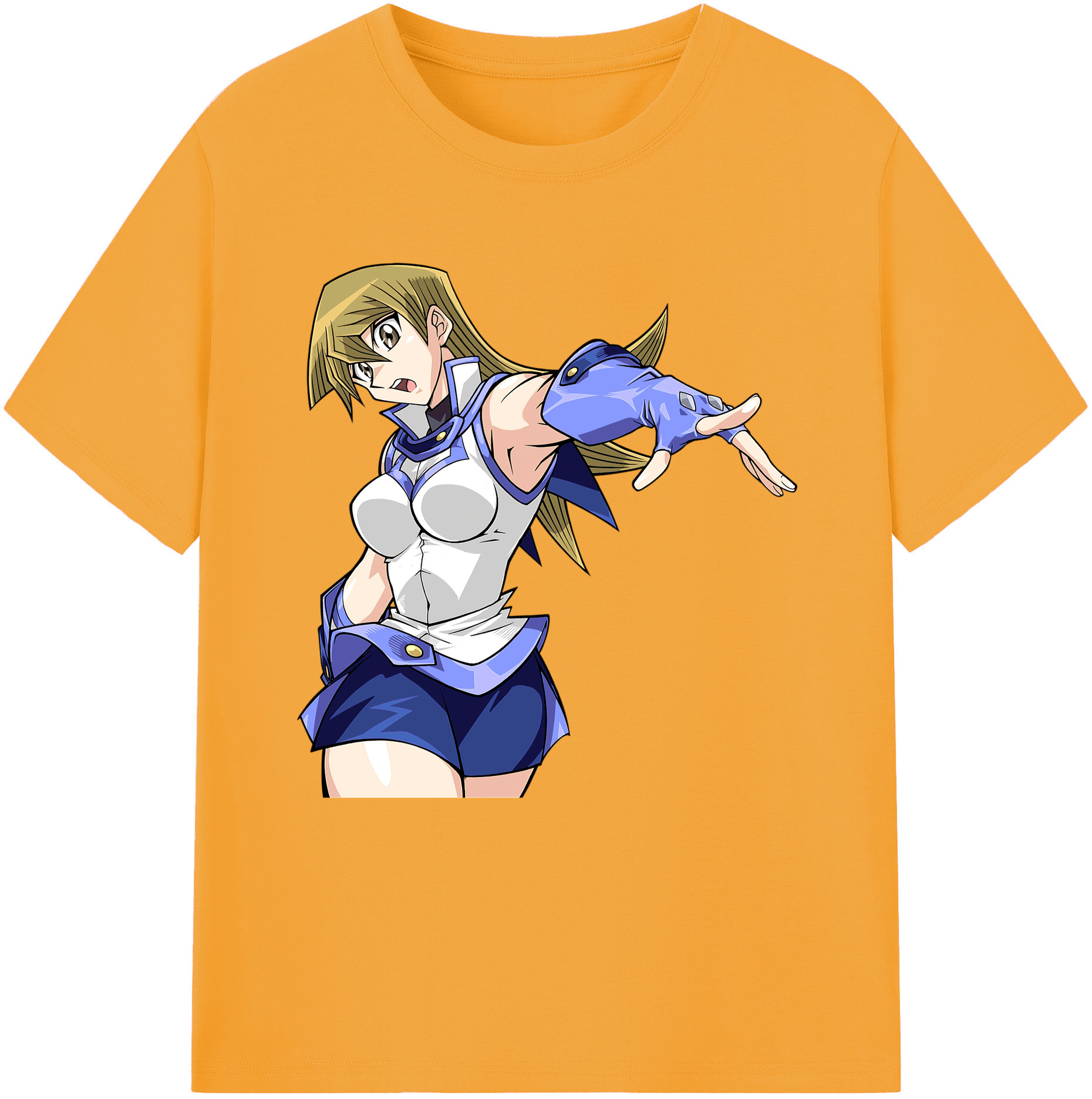 （画像用） 遊☆戯☆王 Yu-Gi-Oh! レディースカジュアルプリントTシャツ（綿100％）