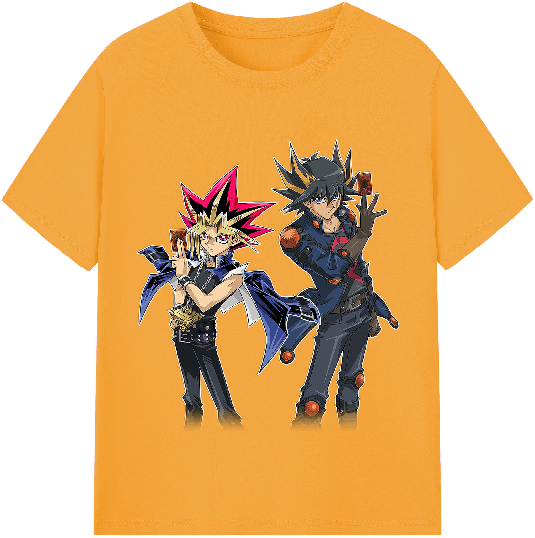 （画像用） 遊☆戯☆王 Yu-Gi-Oh! レディースカジュアルプリントTシャツ（綿100％）