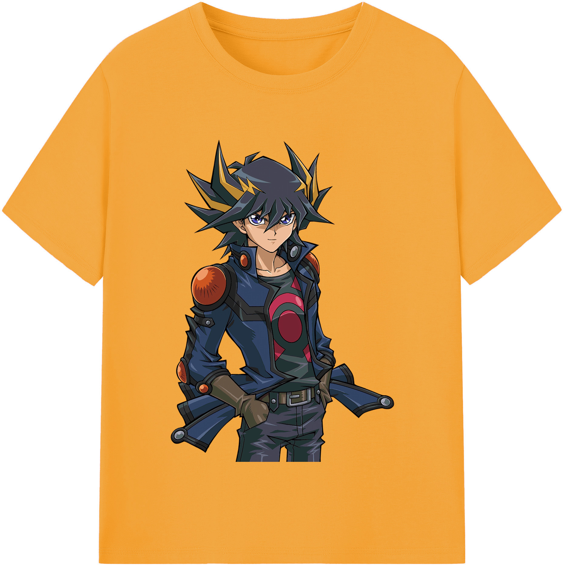 （画像用） 遊☆戯☆王 Yu-Gi-Oh! レディースカジュアルプリントTシャツ（綿100％）