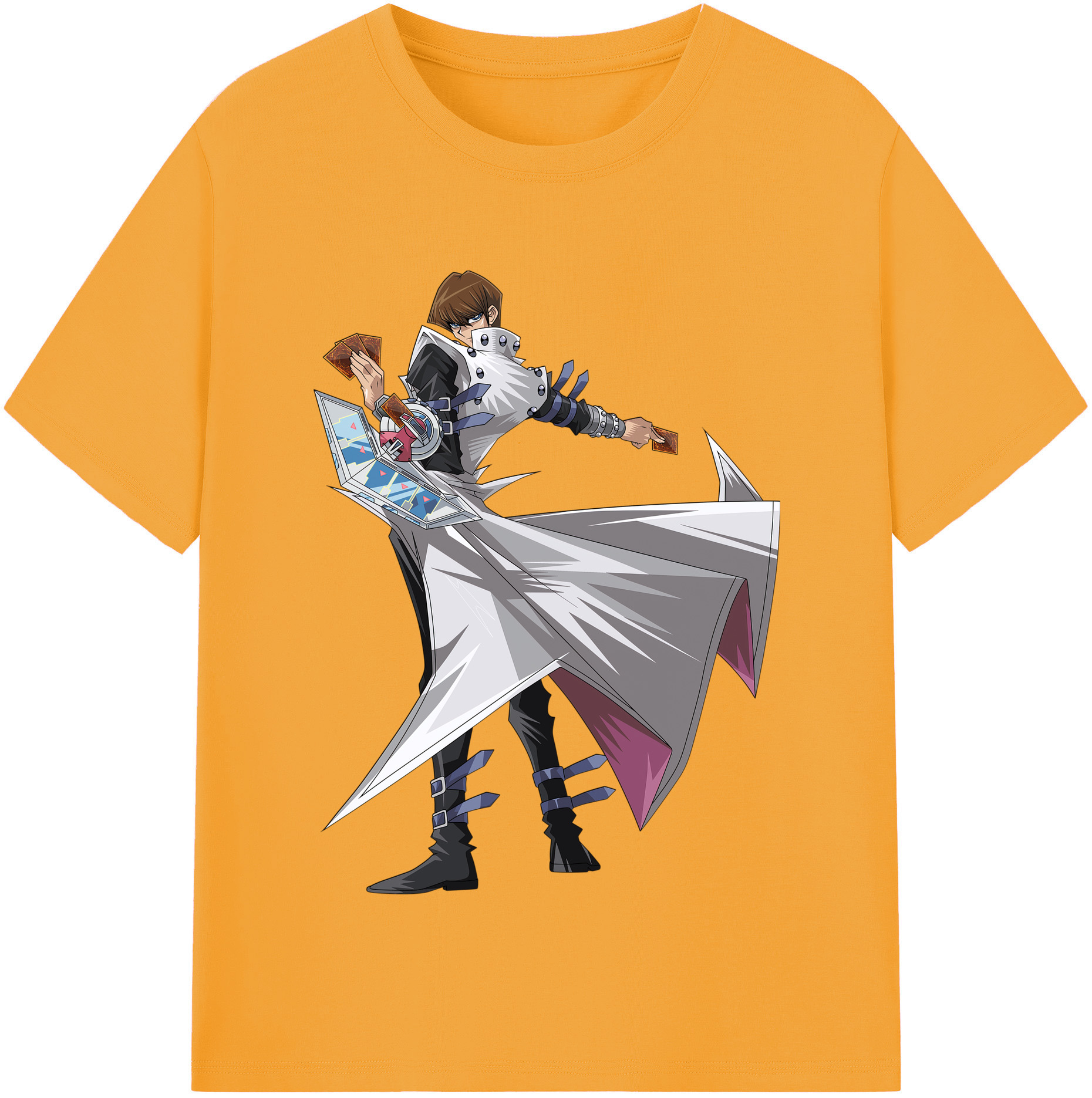 （画像用） 遊☆戯☆王 Yu-Gi-Oh! レディースカジュアルプリントTシャツ（綿100％）