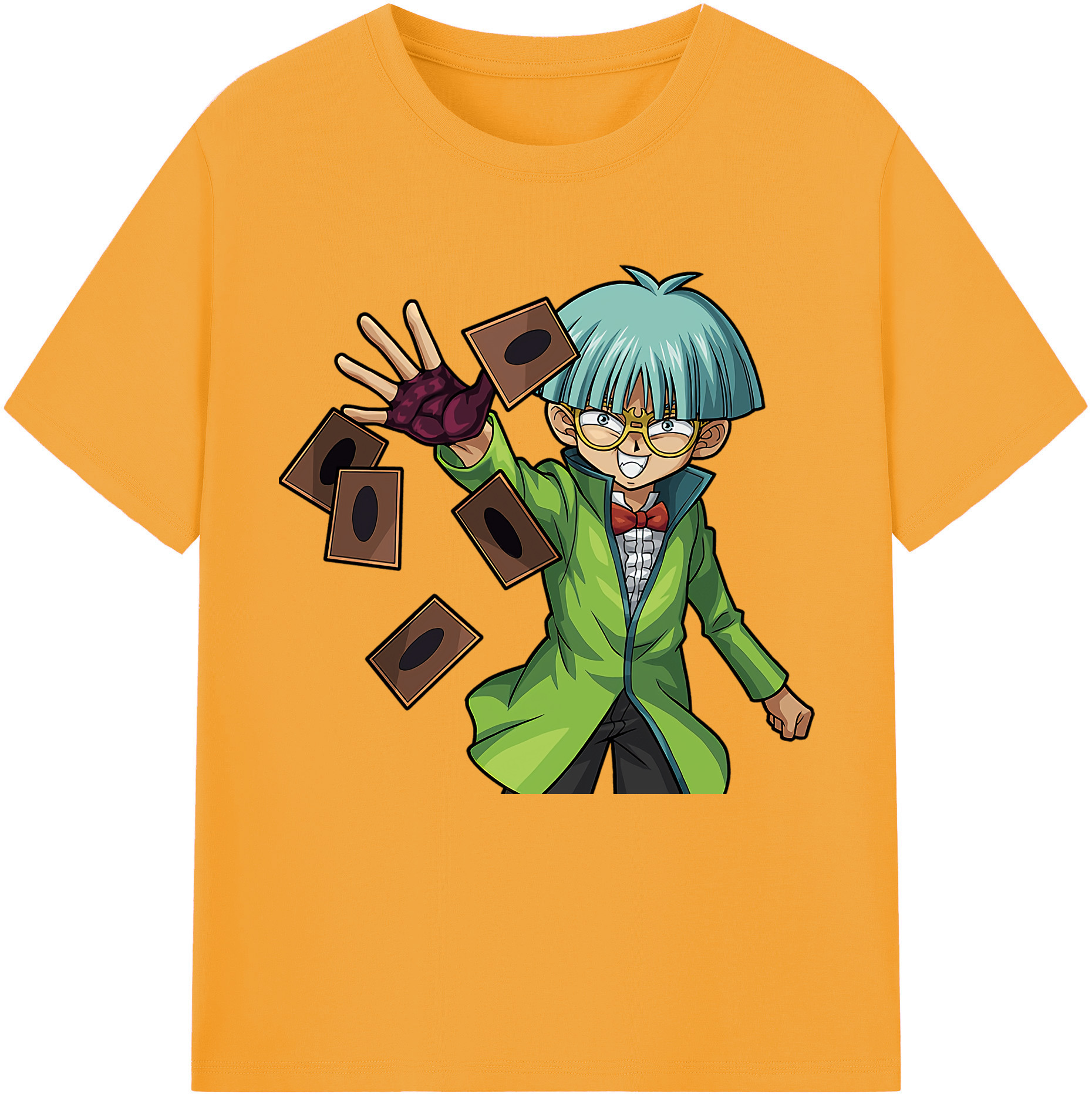 （画像用） 遊☆戯☆王 Yu-Gi-Oh! レディースカジュアルプリントTシャツ（綿100％）