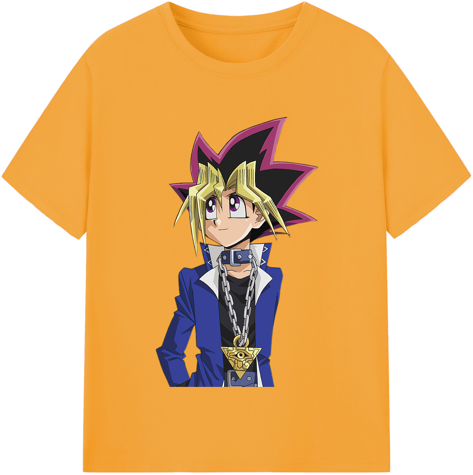 （画像用） 遊☆戯☆王 Yu-Gi-Oh! レディースカジュアルプリントTシャツ（綿100％）