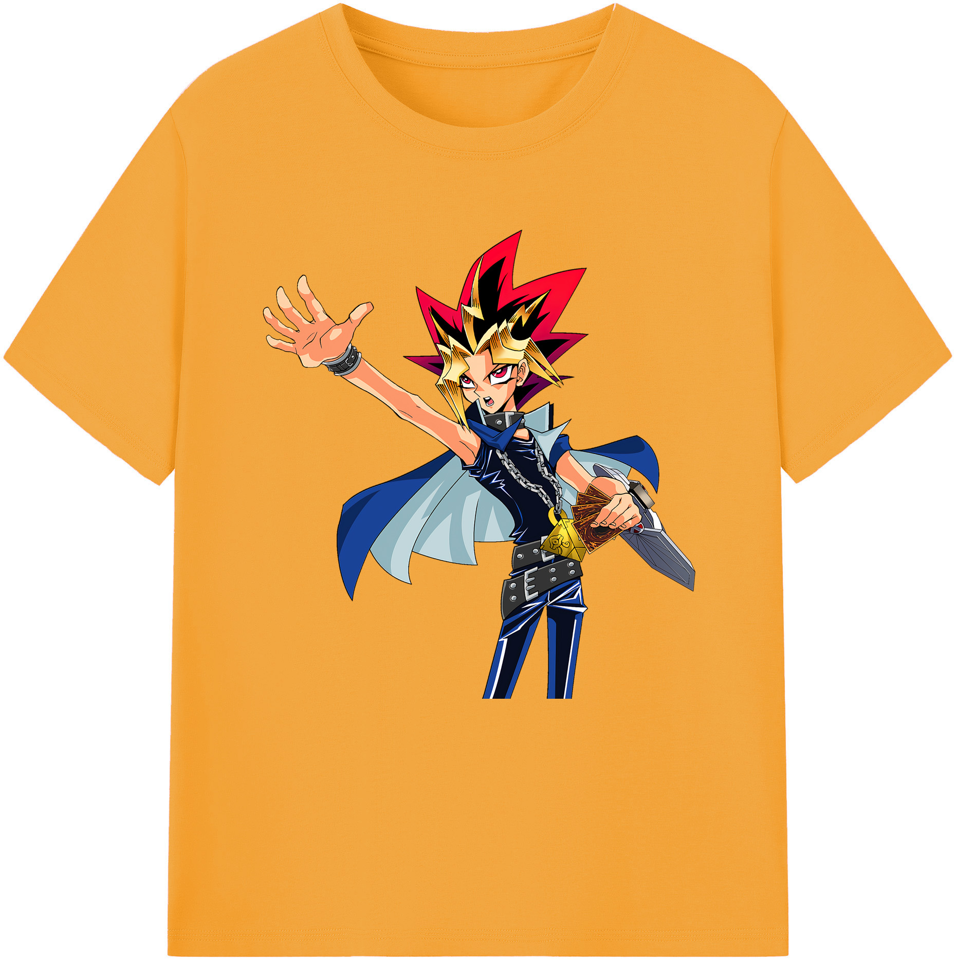 （画像用） 遊☆戯☆王 Yu-Gi-Oh! レディースカジュアルプリントTシャツ（綿100％）