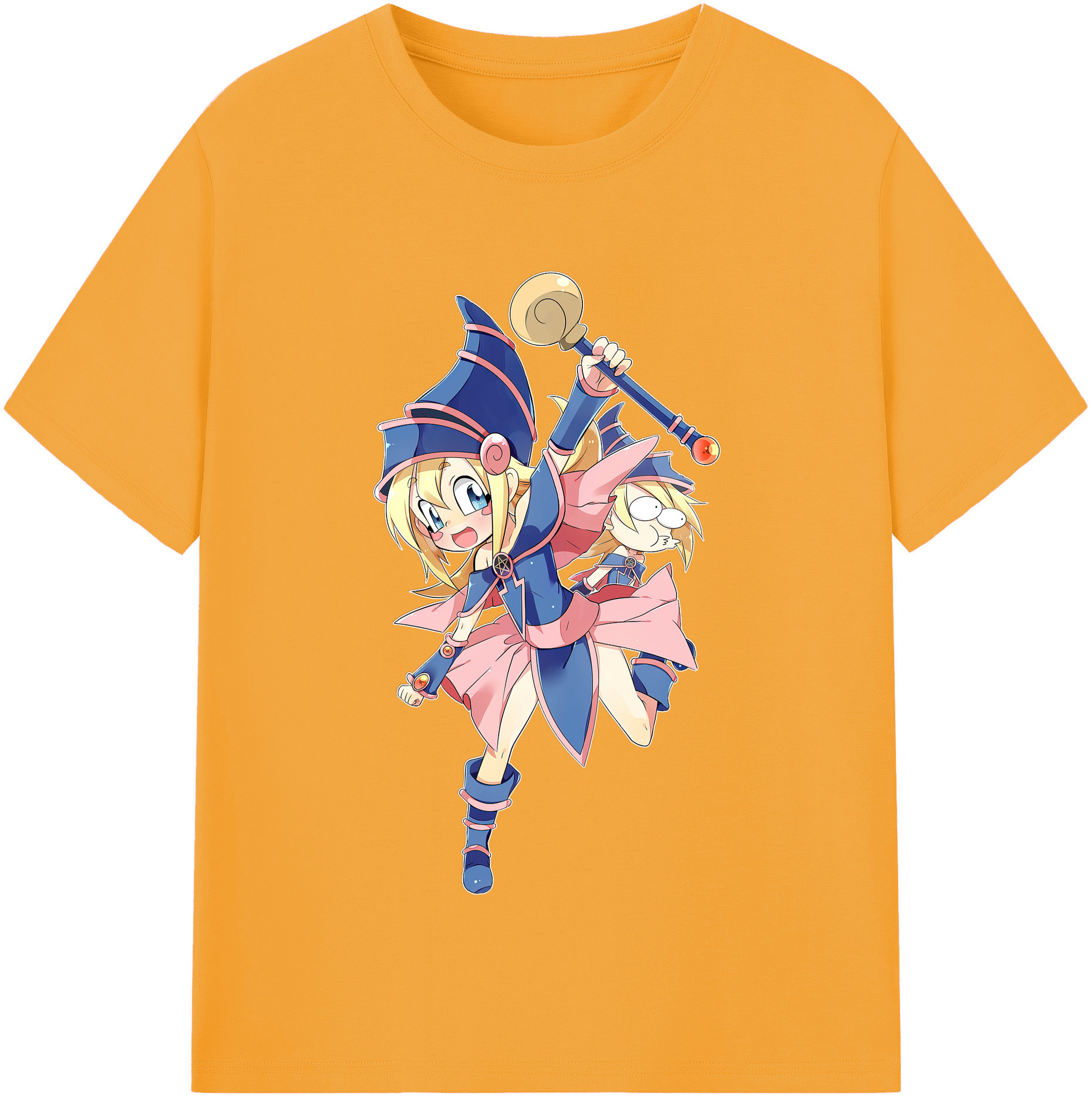 （画像用） 遊☆戯☆王 Yu-Gi-Oh! レディースカジュアルプリントTシャツ（綿100％）