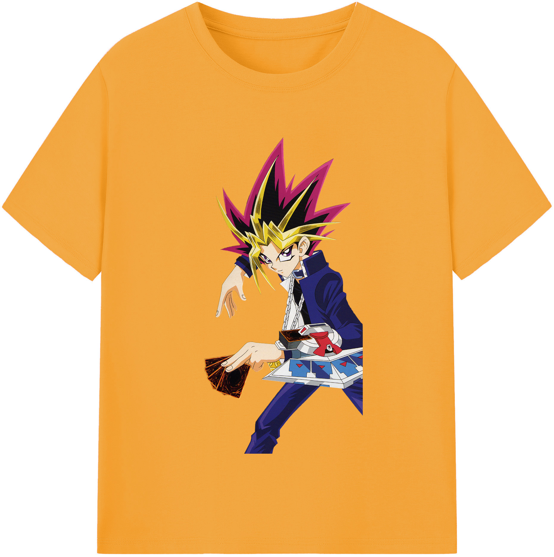 （画像用） 遊☆戯☆王 Yu-Gi-Oh! レディースカジュアルプリントTシャツ（綿100％）