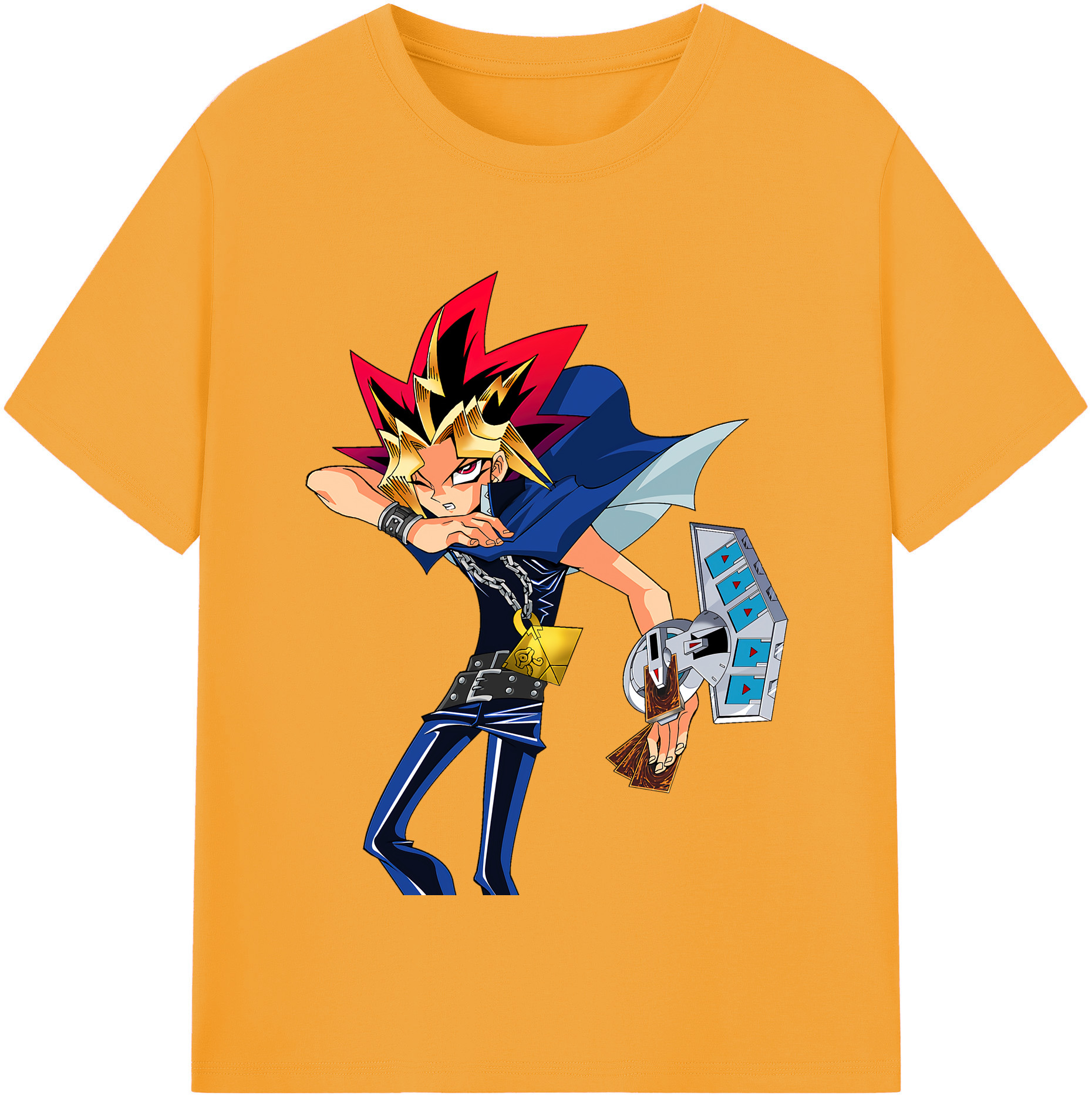 （画像用） 遊☆戯☆王 Yu-Gi-Oh! レディースカジュアルプリントTシャツ（綿100％）