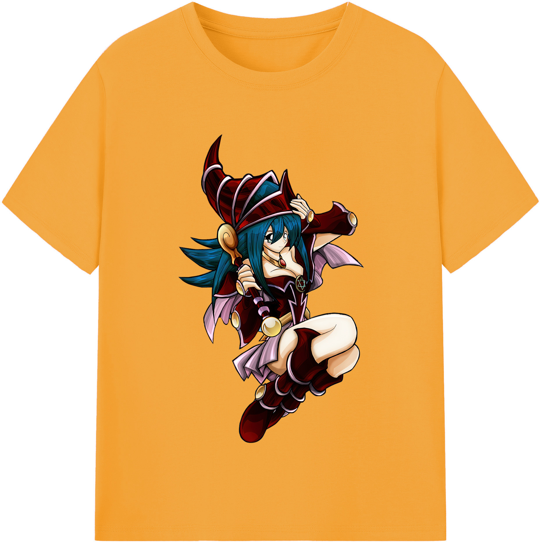 （画像用） 遊☆戯☆王 Yu-Gi-Oh! レディースカジュアルプリントTシャツ（綿100％）