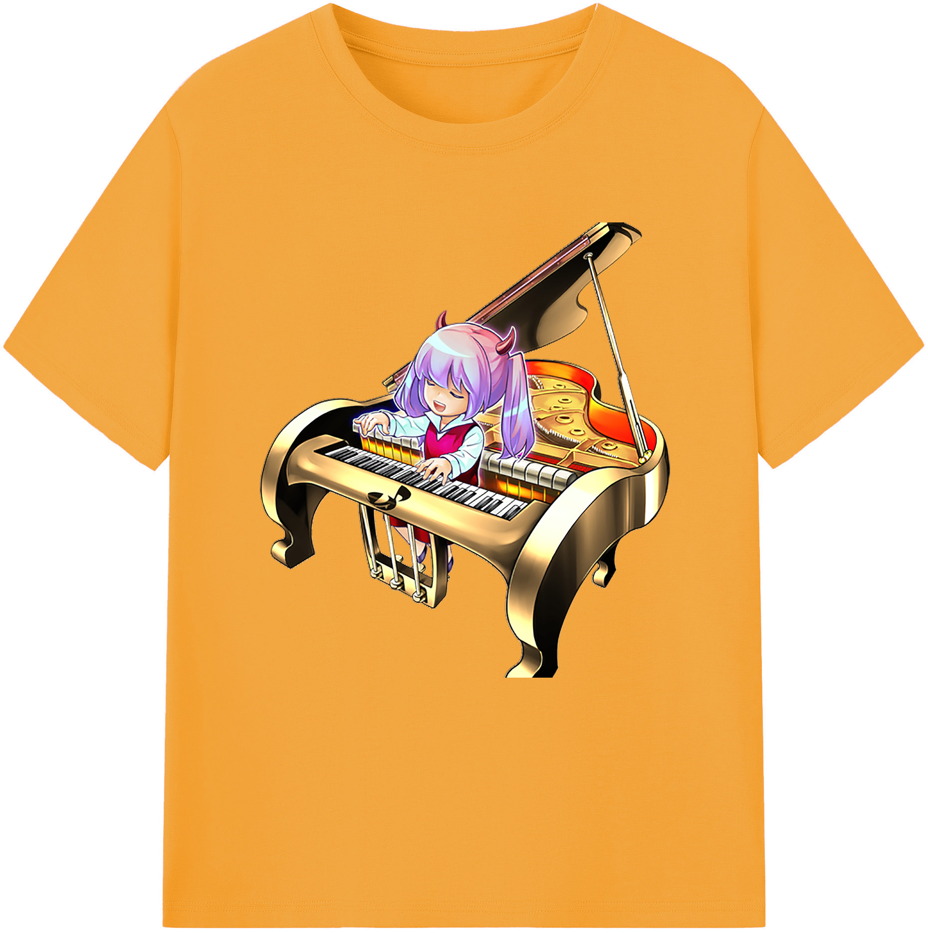 （画像用） 遊☆戯☆王 Yu-Gi-Oh! レディースカジュアルプリントTシャツ（綿100％）