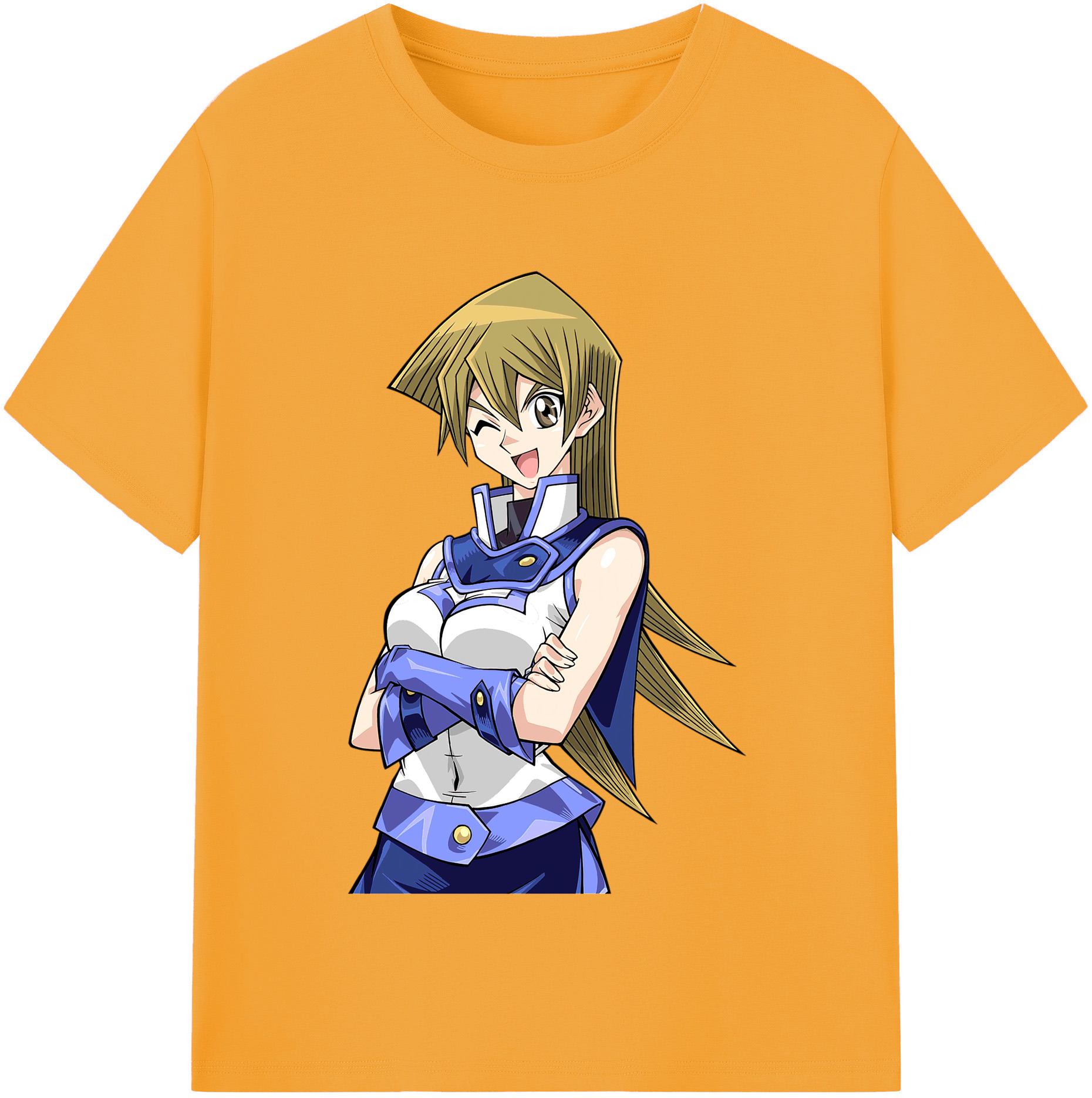 （画像用） 遊☆戯☆王 Yu-Gi-Oh! レディースカジュアルプリントTシャツ（綿100％）