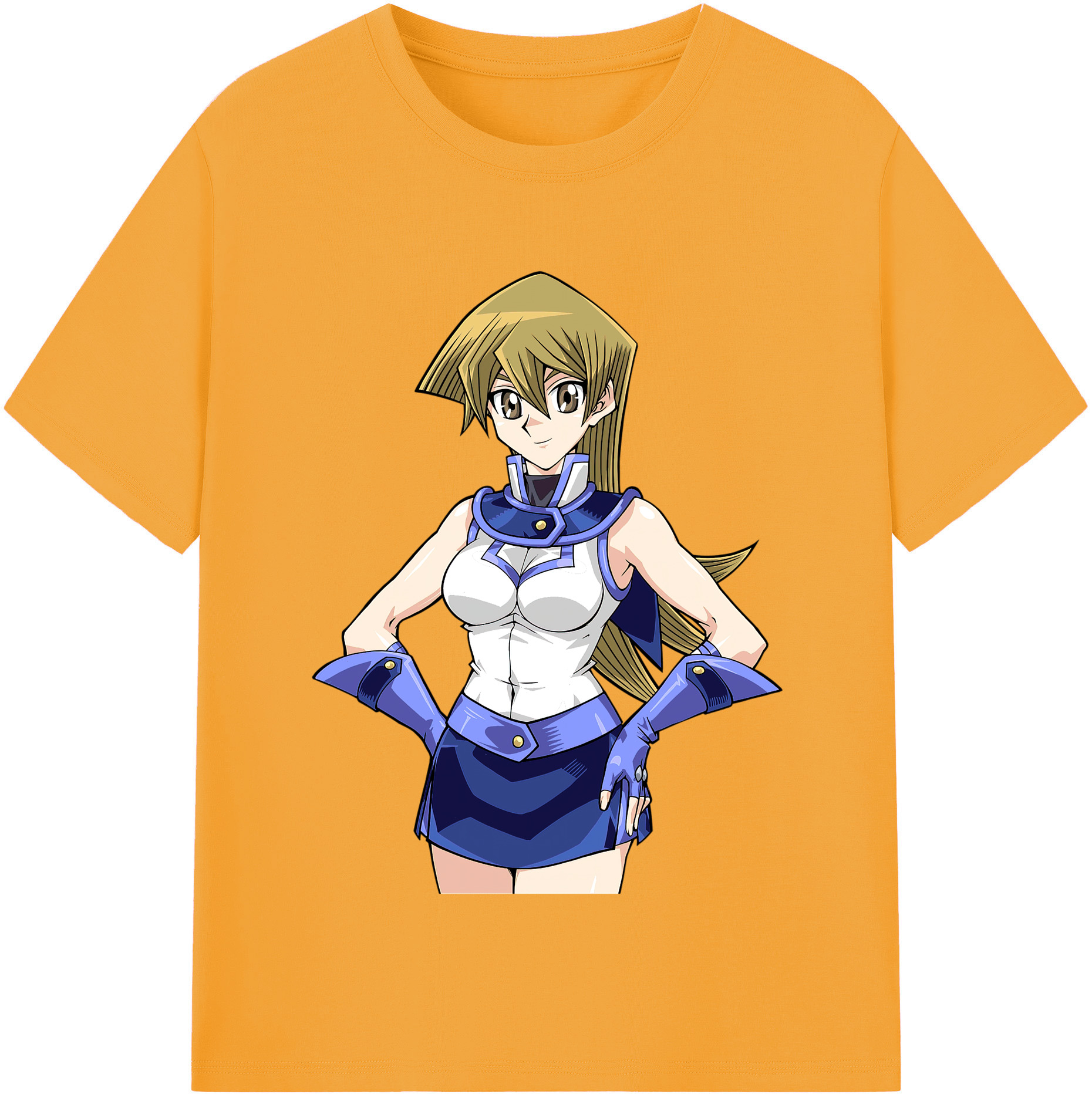 （画像用） 遊☆戯☆王 Yu-Gi-Oh! レディースカジュアルプリントTシャツ（綿100％）