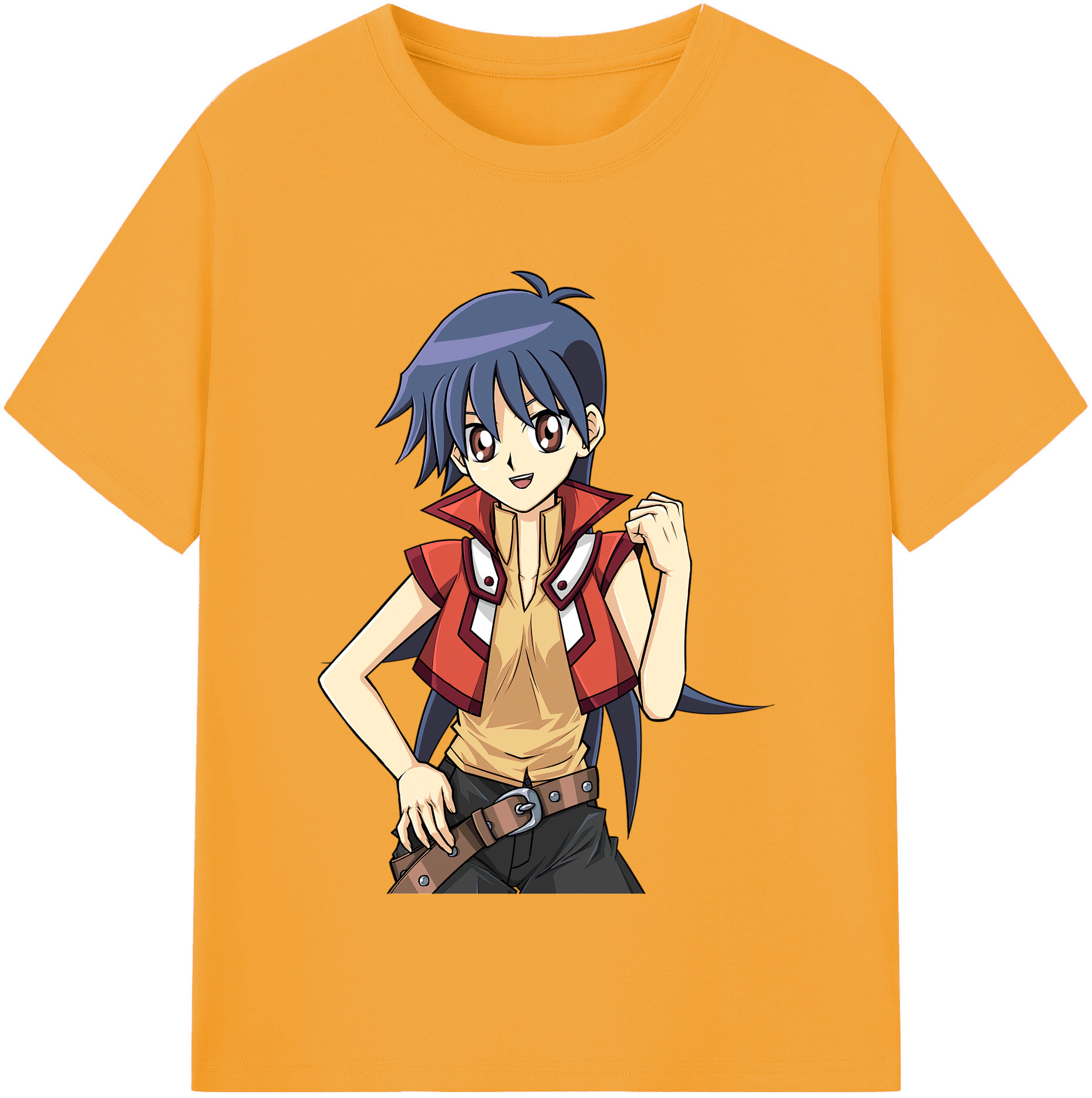 （画像用） 遊☆戯☆王 Yu-Gi-Oh! レディースカジュアルプリントTシャツ（綿100％）