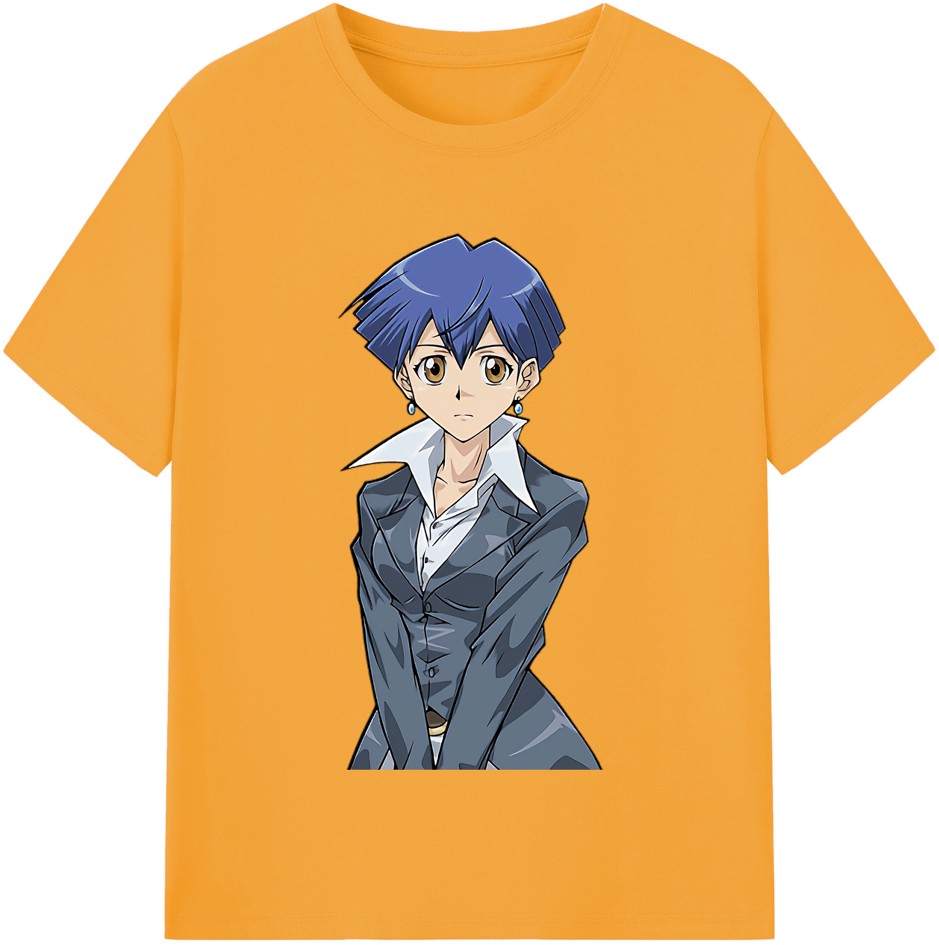 （画像用） 遊☆戯☆王 Yu-Gi-Oh! レディースカジュアルプリントTシャツ（綿100％）