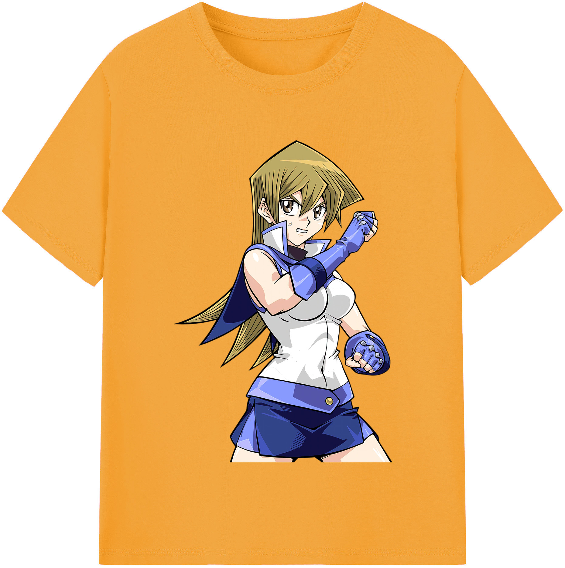 （画像用） 遊☆戯☆王 Yu-Gi-Oh! レディースカジュアルプリントTシャツ（綿100％）