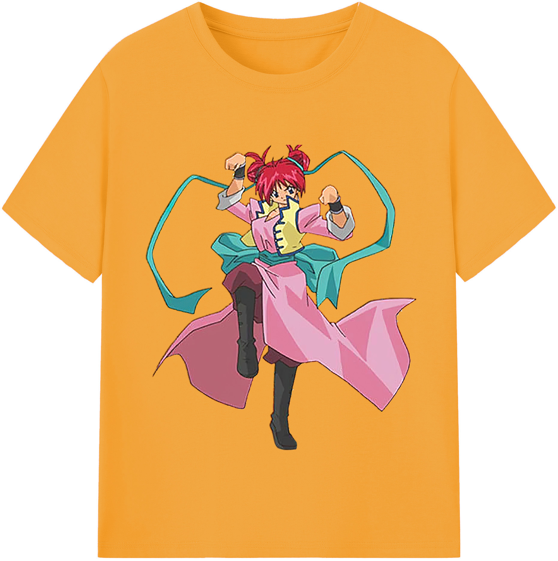 （画像用） 遊☆戯☆王 Yu-Gi-Oh! レディースカジュアルプリントTシャツ（綿100％）