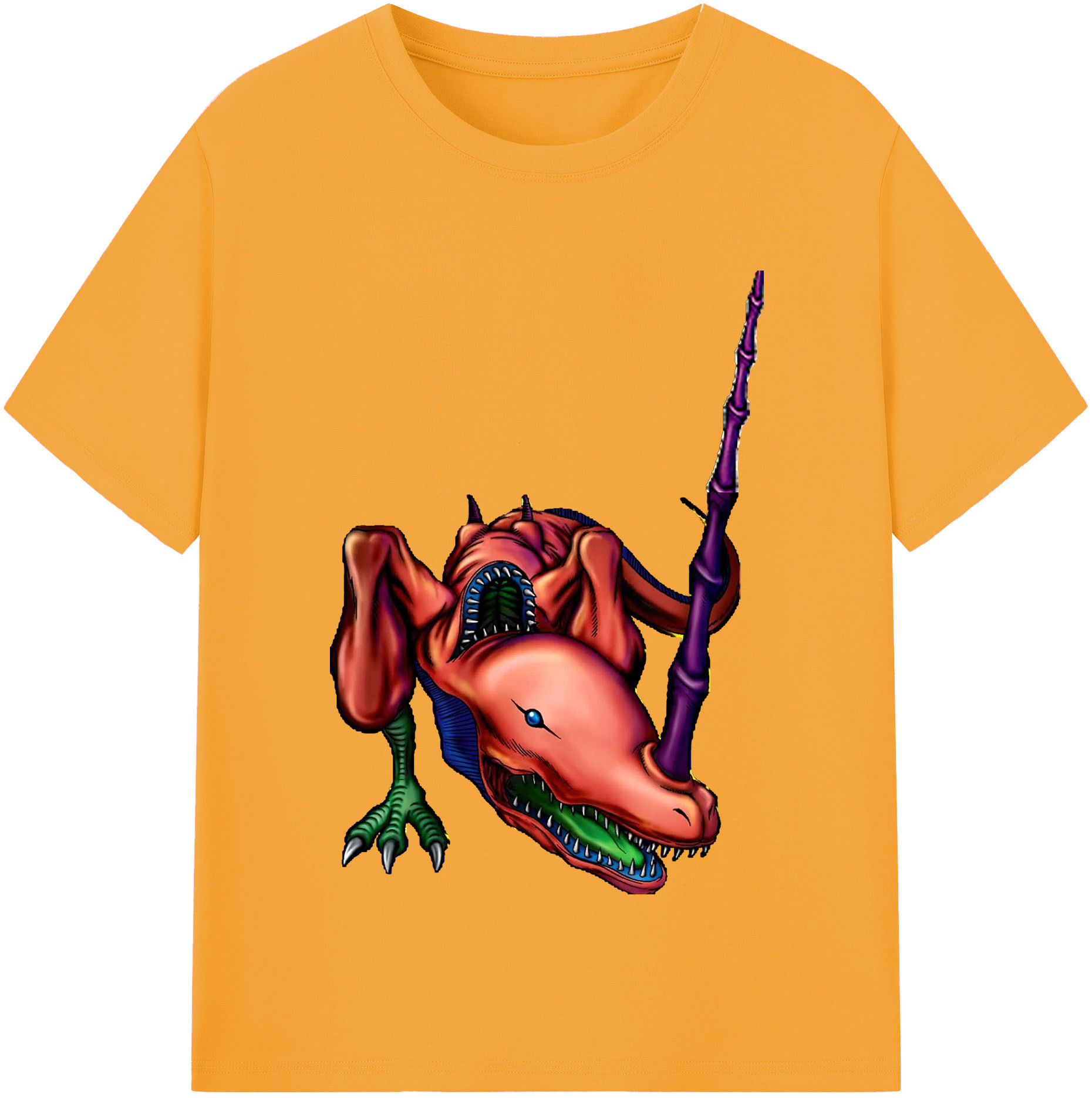 （画像用） 遊☆戯☆王 Yu-Gi-Oh! レディースカジュアルプリントTシャツ（綿100％）