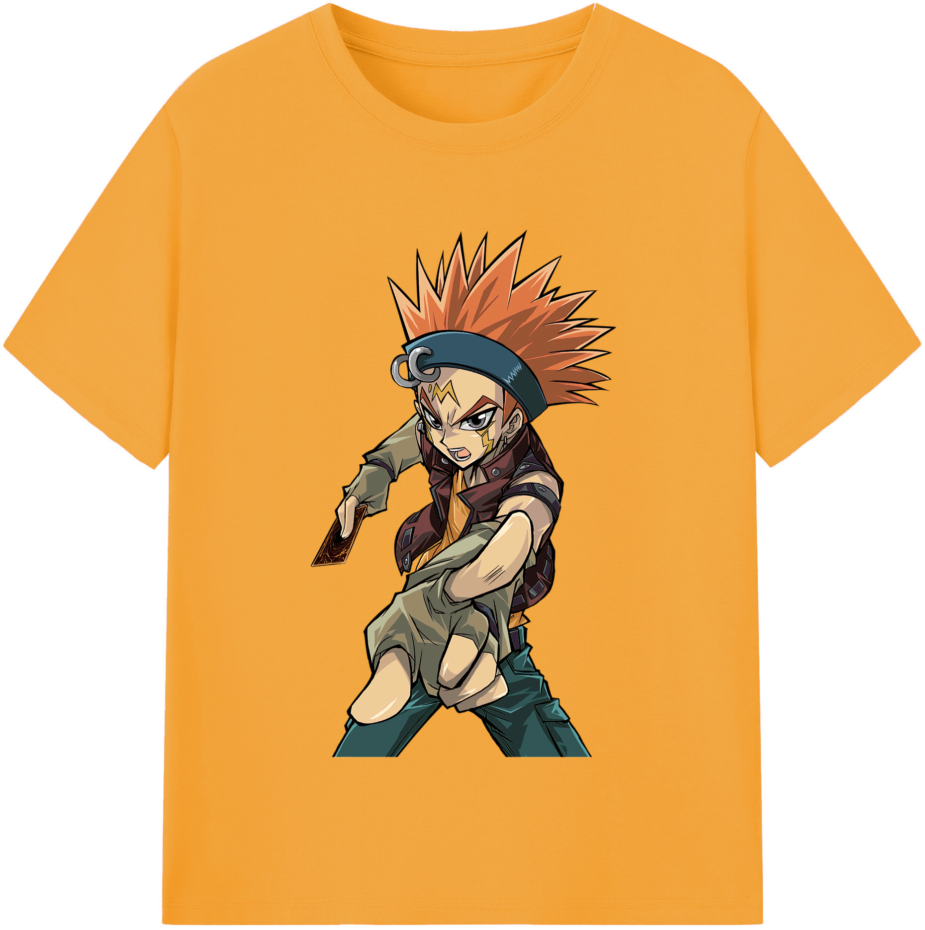 （画像用） 遊☆戯☆王 Yu-Gi-Oh! レディースカジュアルプリントTシャツ（綿100％）