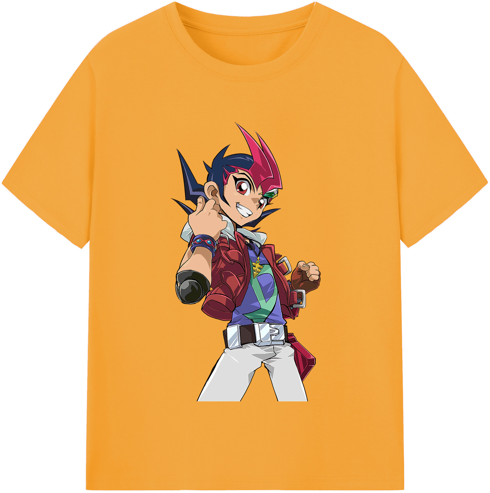 （画像用） 遊☆戯☆王 Yu-Gi-Oh! レディースカジュアルプリントTシャツ（綿100％）