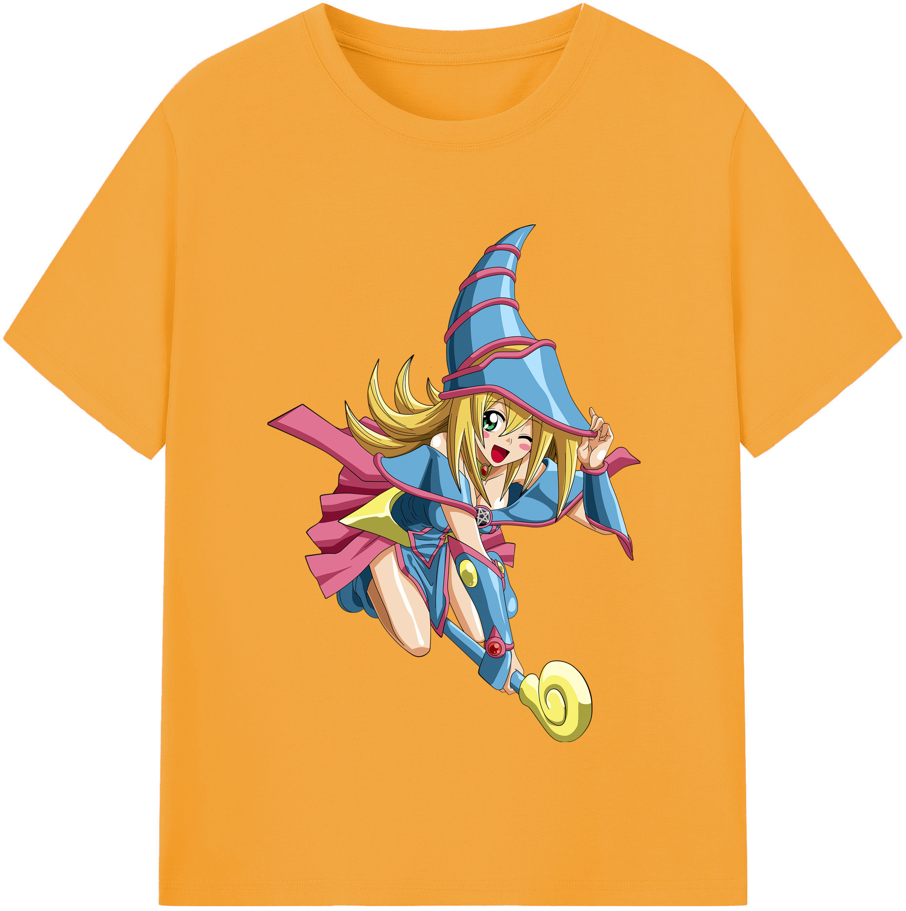 （画像用） 遊☆戯☆王 Yu-Gi-Oh! レディースカジュアルプリントTシャツ（綿100％）