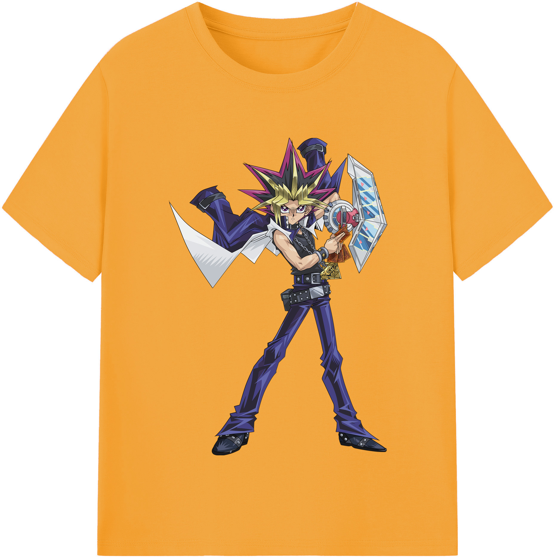 （画像用） 遊☆戯☆王 Yu-Gi-Oh! レディースカジュアルプリントTシャツ（綿100％）