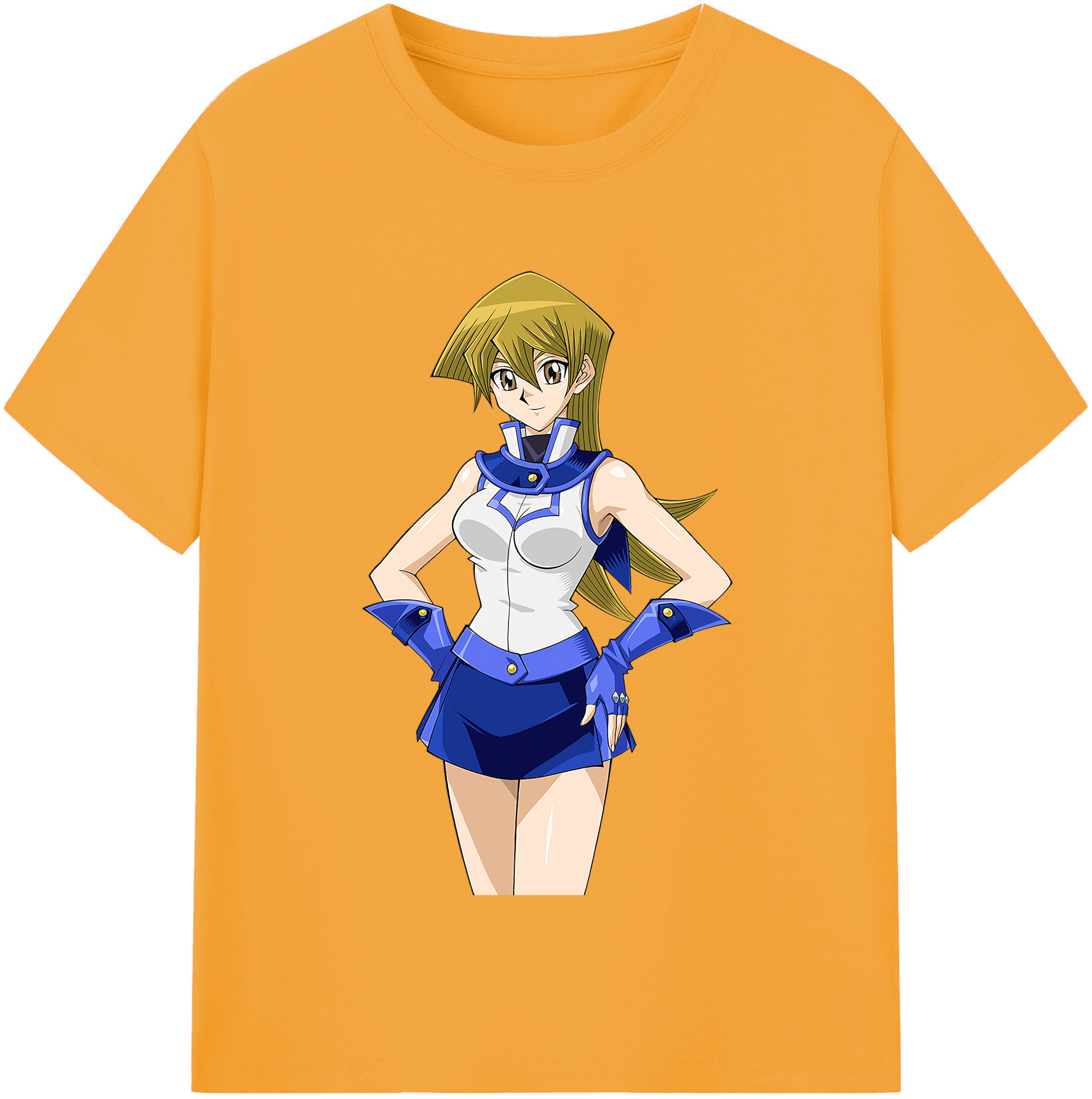 （画像用） 遊☆戯☆王 Yu-Gi-Oh! レディースカジュアルプリントTシャツ（綿100％）