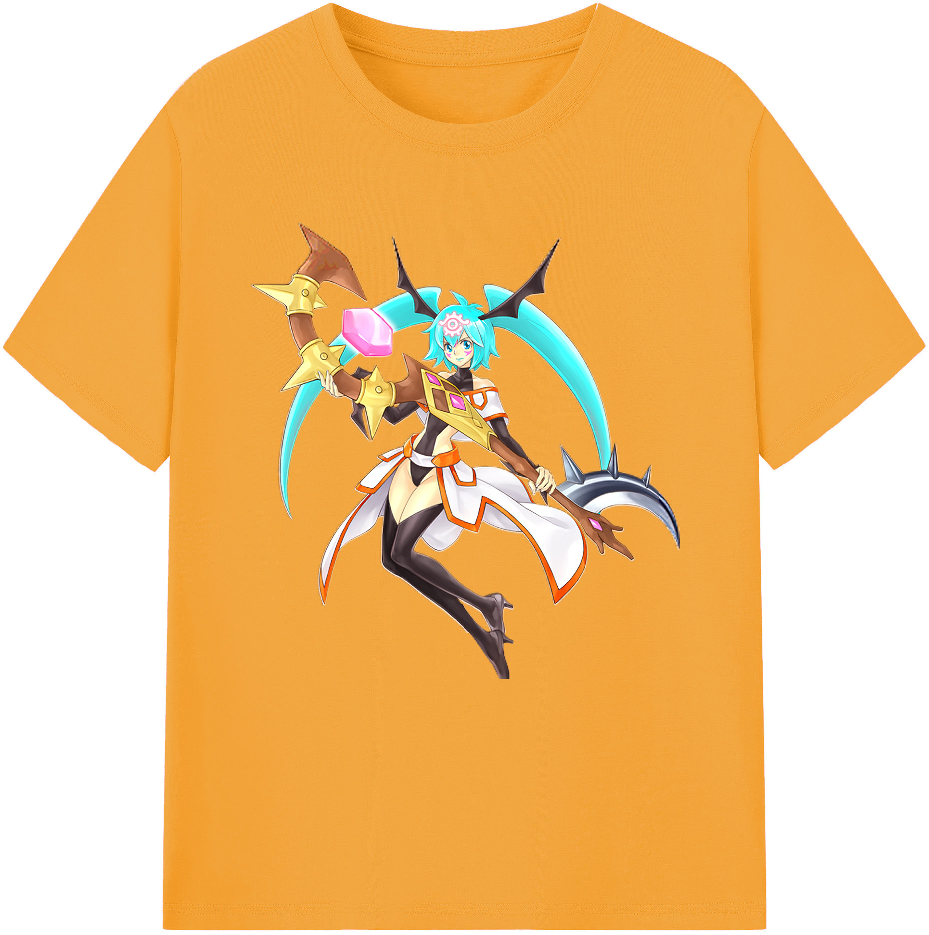 （画像用） 遊☆戯☆王 Yu-Gi-Oh! レディースカジュアルプリントTシャツ（綿100％）