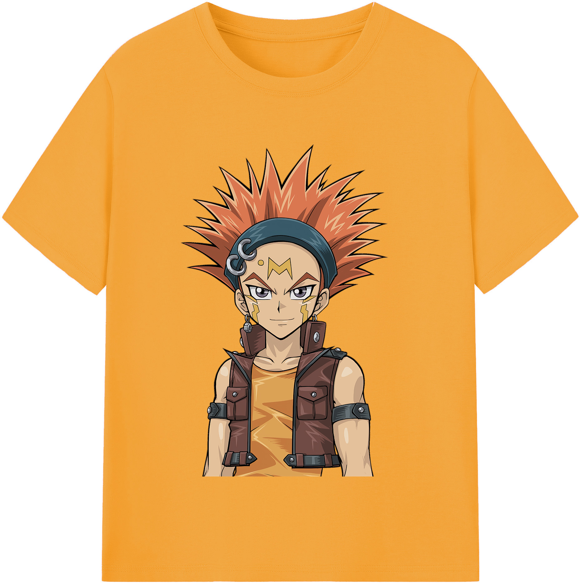 （画像用） 遊☆戯☆王 Yu-Gi-Oh! レディースカジュアルプリントTシャツ（綿100％）