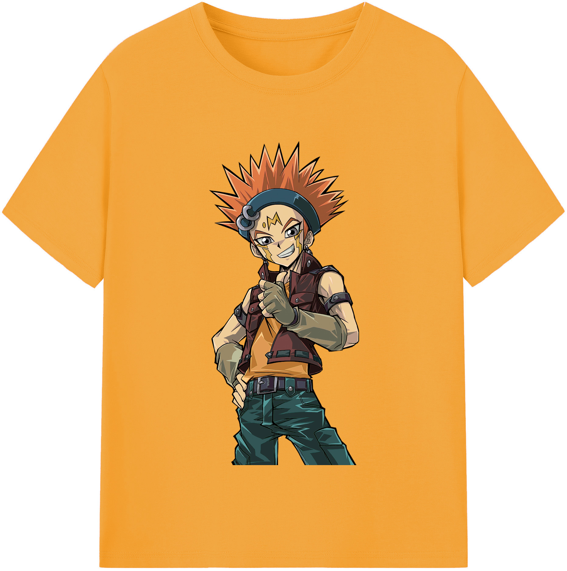 （画像用） 遊☆戯☆王 Yu-Gi-Oh! レディースカジュアルプリントTシャツ（綿100％）