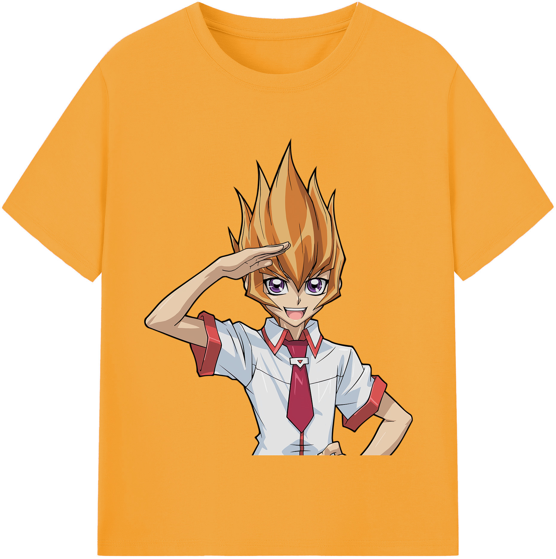 （画像用） 遊☆戯☆王 Yu-Gi-Oh! レディースカジュアルプリントTシャツ（綿100％）