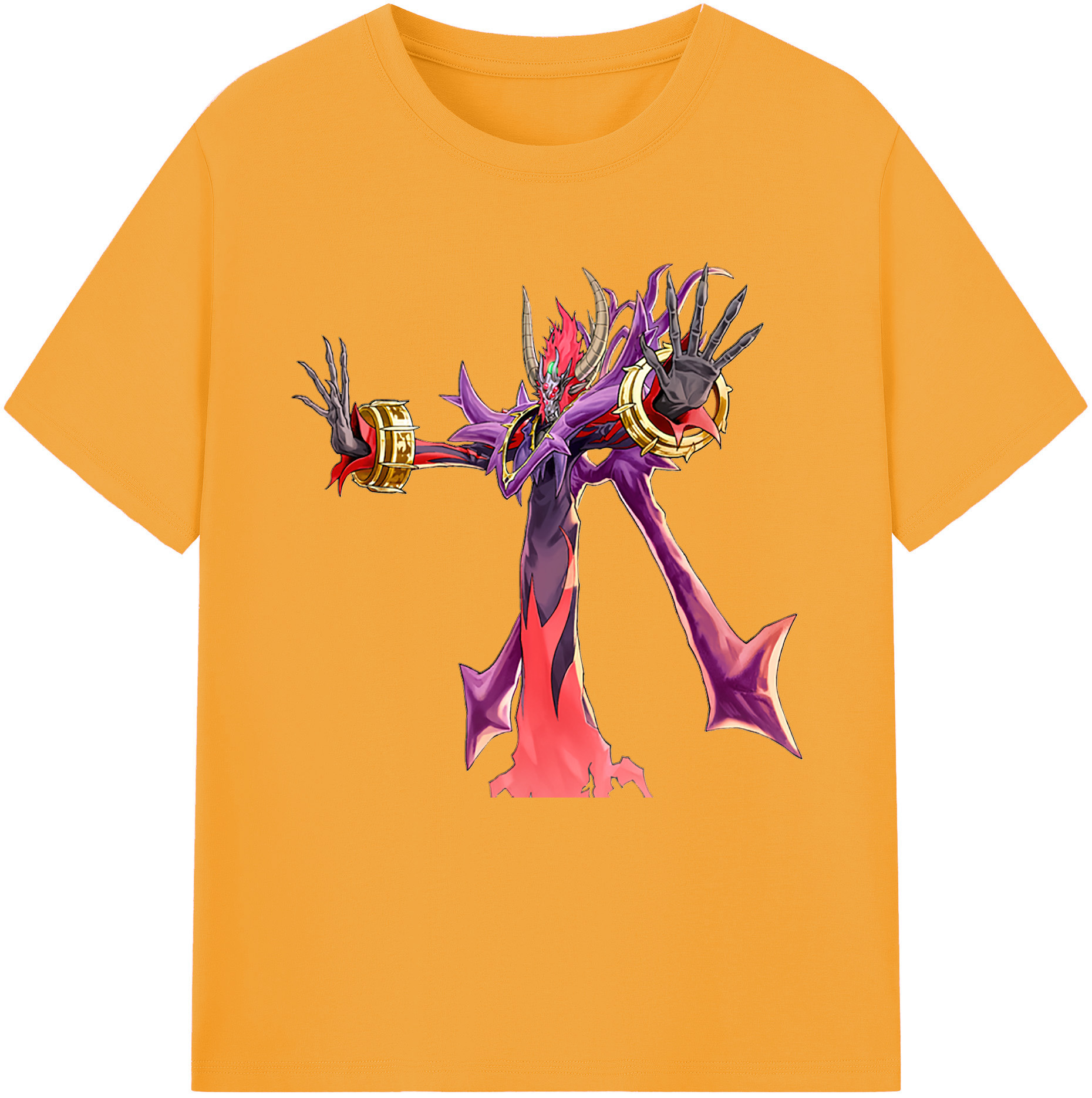 （画像用） 遊☆戯☆王 Yu-Gi-Oh! レディースカジュアルプリントTシャツ（綿100％）