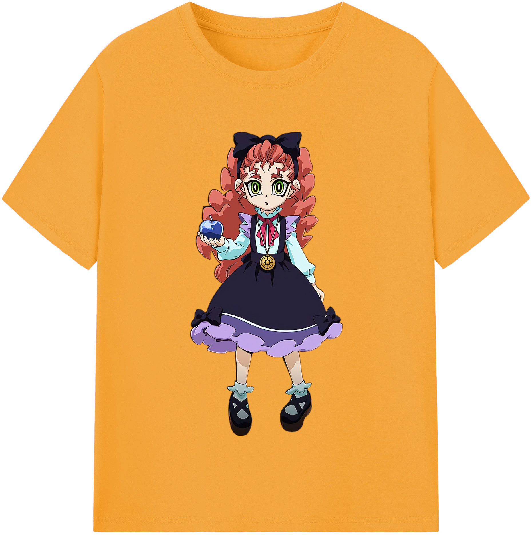（画像用） 遊☆戯☆王 Yu-Gi-Oh! レディースカジュアルプリントTシャツ（綿100％）