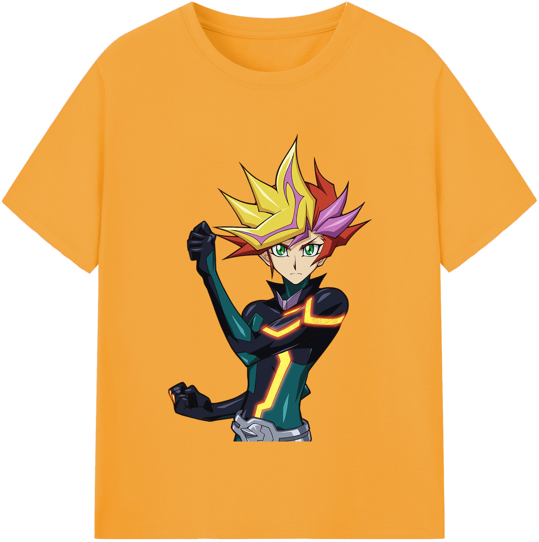 （画像用） 遊☆戯☆王 Yu-Gi-Oh! レディースカジュアルプリントTシャツ（綿100％）