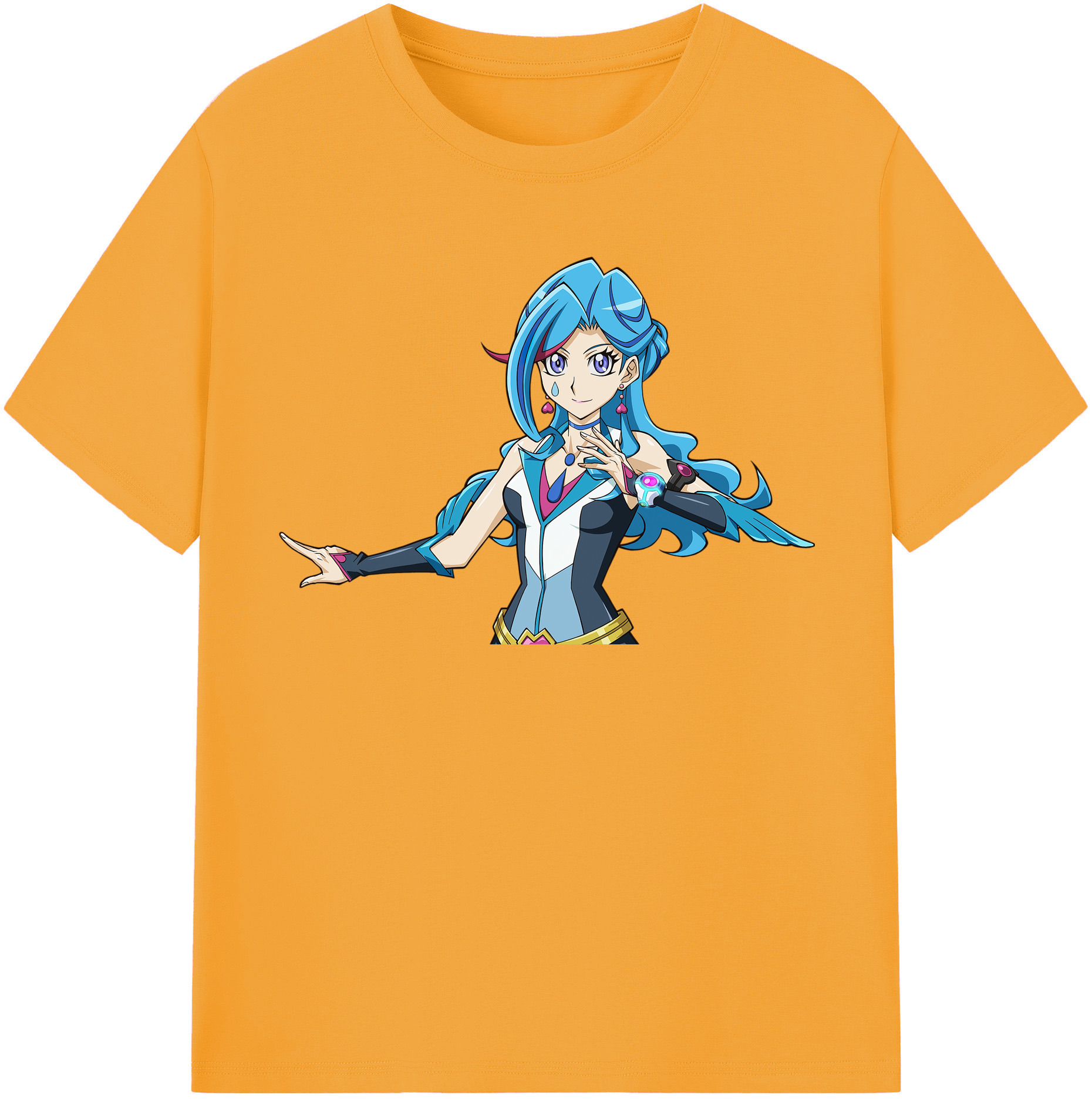 （画像用） 遊☆戯☆王 Yu-Gi-Oh! レディースカジュアルプリントTシャツ（綿100％）