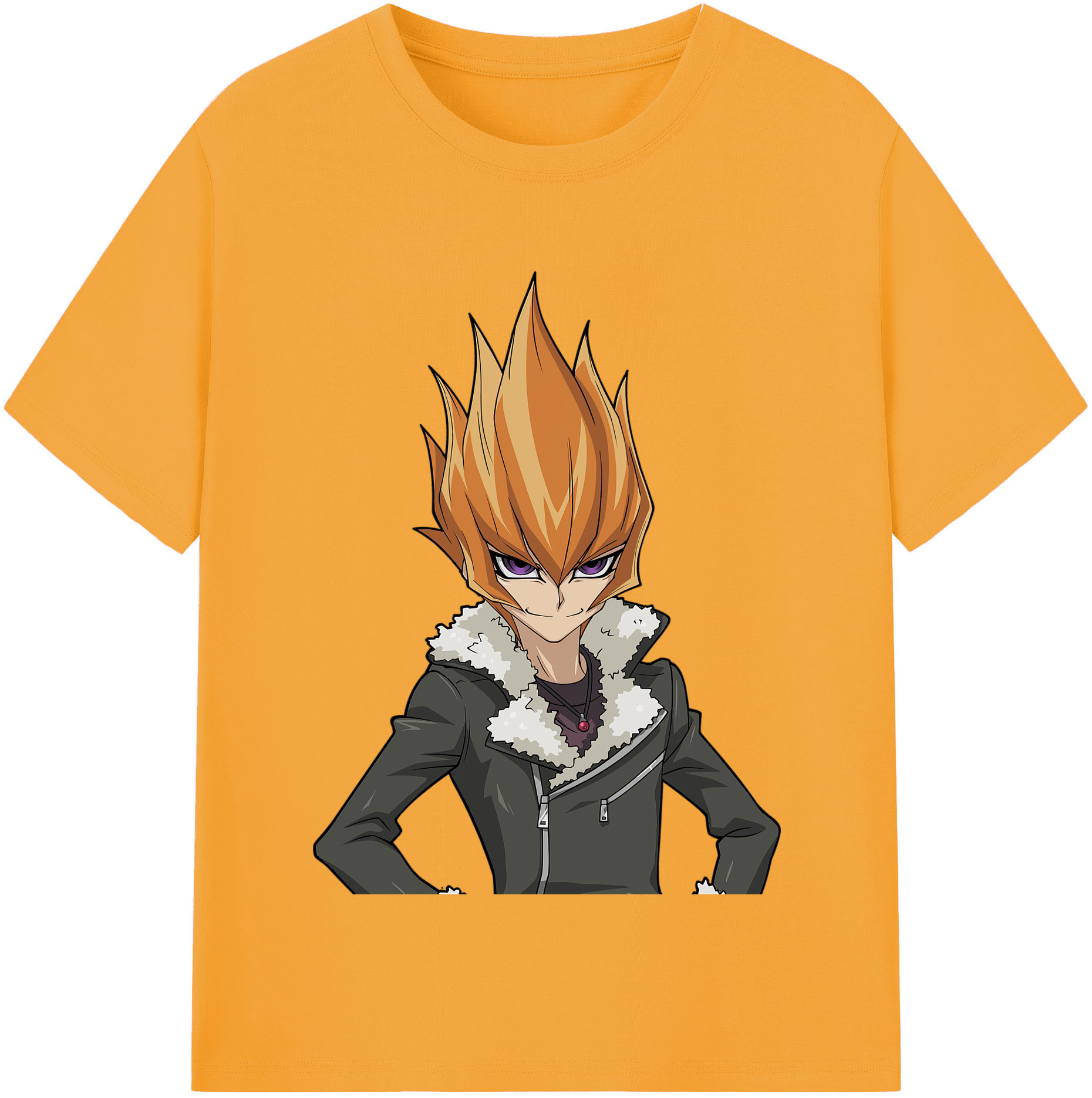 （画像用） 遊☆戯☆王 Yu-Gi-Oh! レディースカジュアルプリントTシャツ（綿100％）