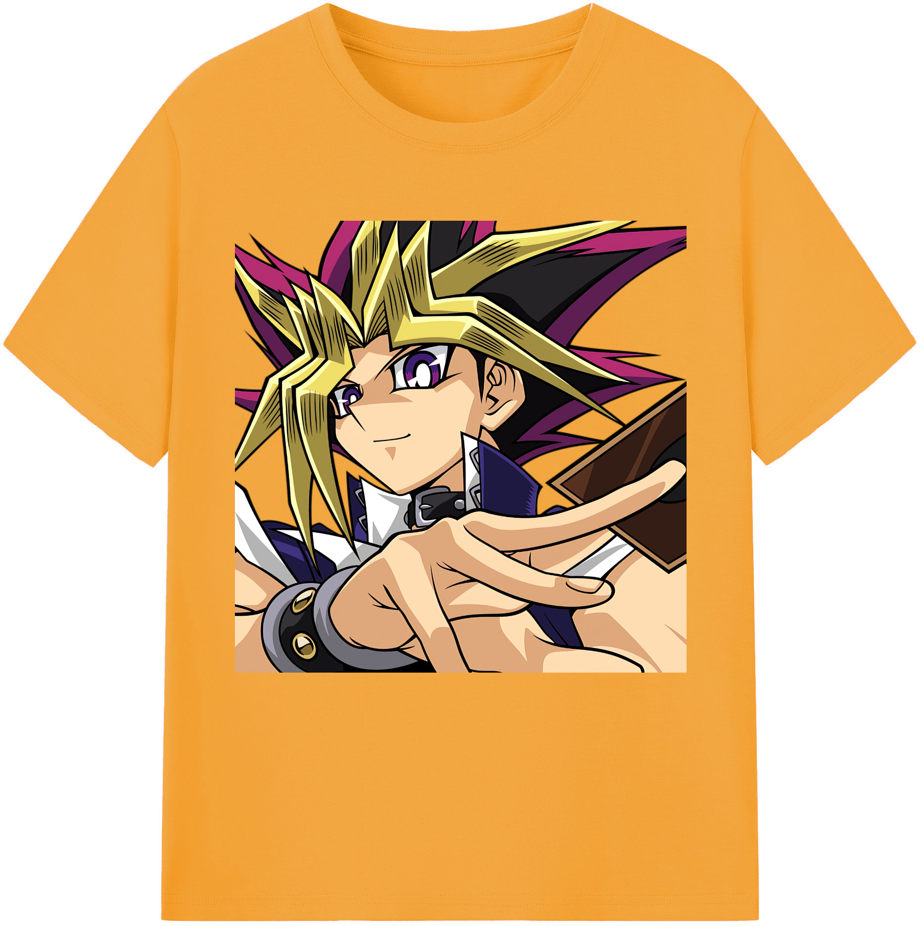 （画像用） 遊☆戯☆王 Yu-Gi-Oh! レディースカジュアルプリントTシャツ（綿100％）