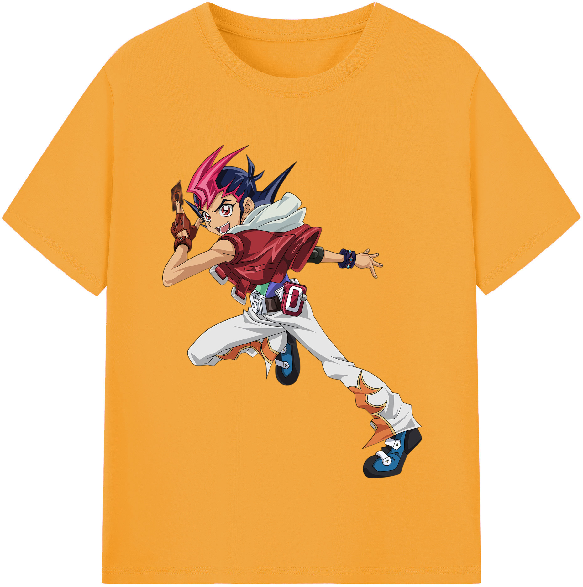 （画像用） 遊☆戯☆王 Yu-Gi-Oh! レディースカジュアルプリントTシャツ（綿100％）